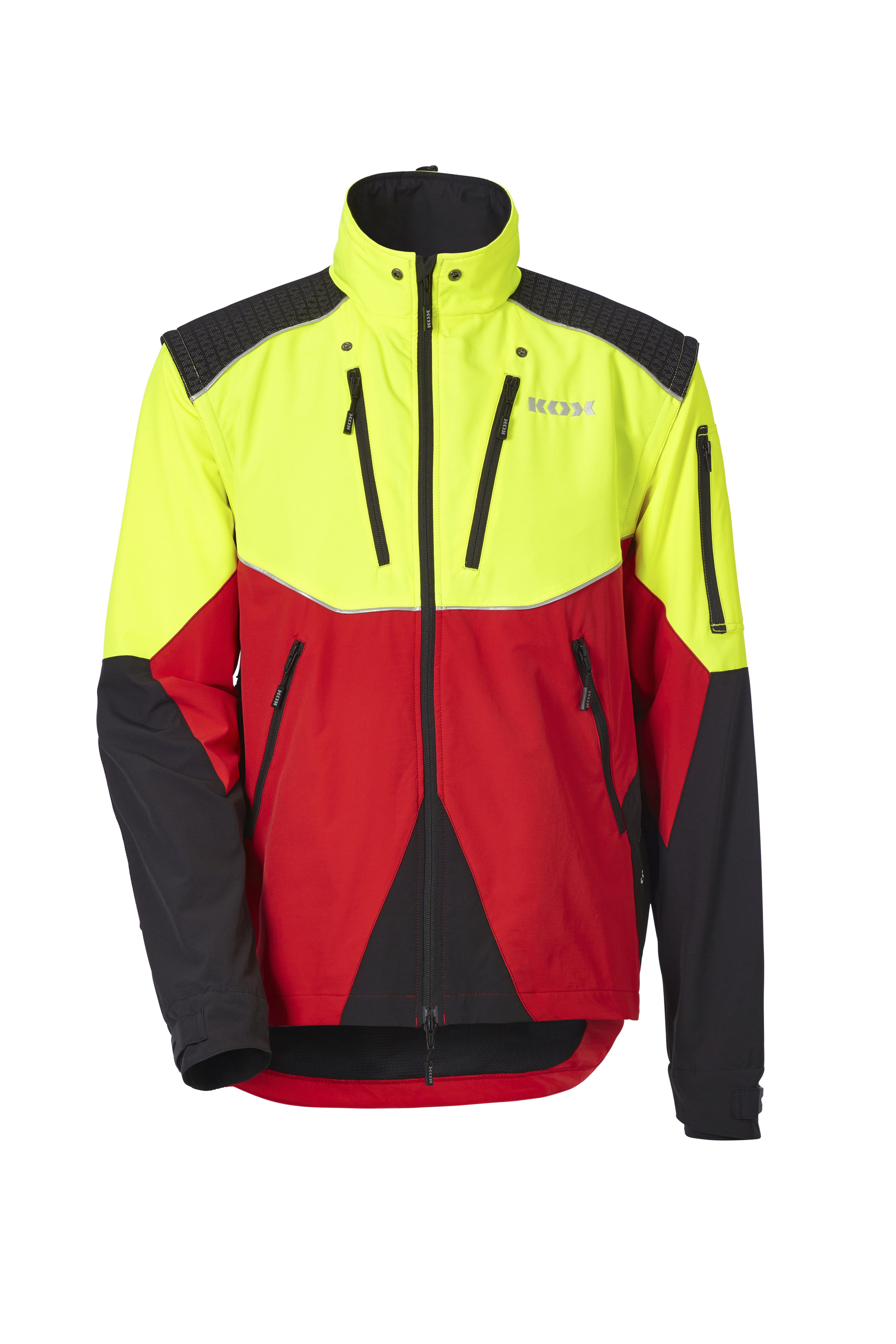 KOX Forstjacke Transform Stretch Rot/Gelb - bei KOX online bestellen | XX71434