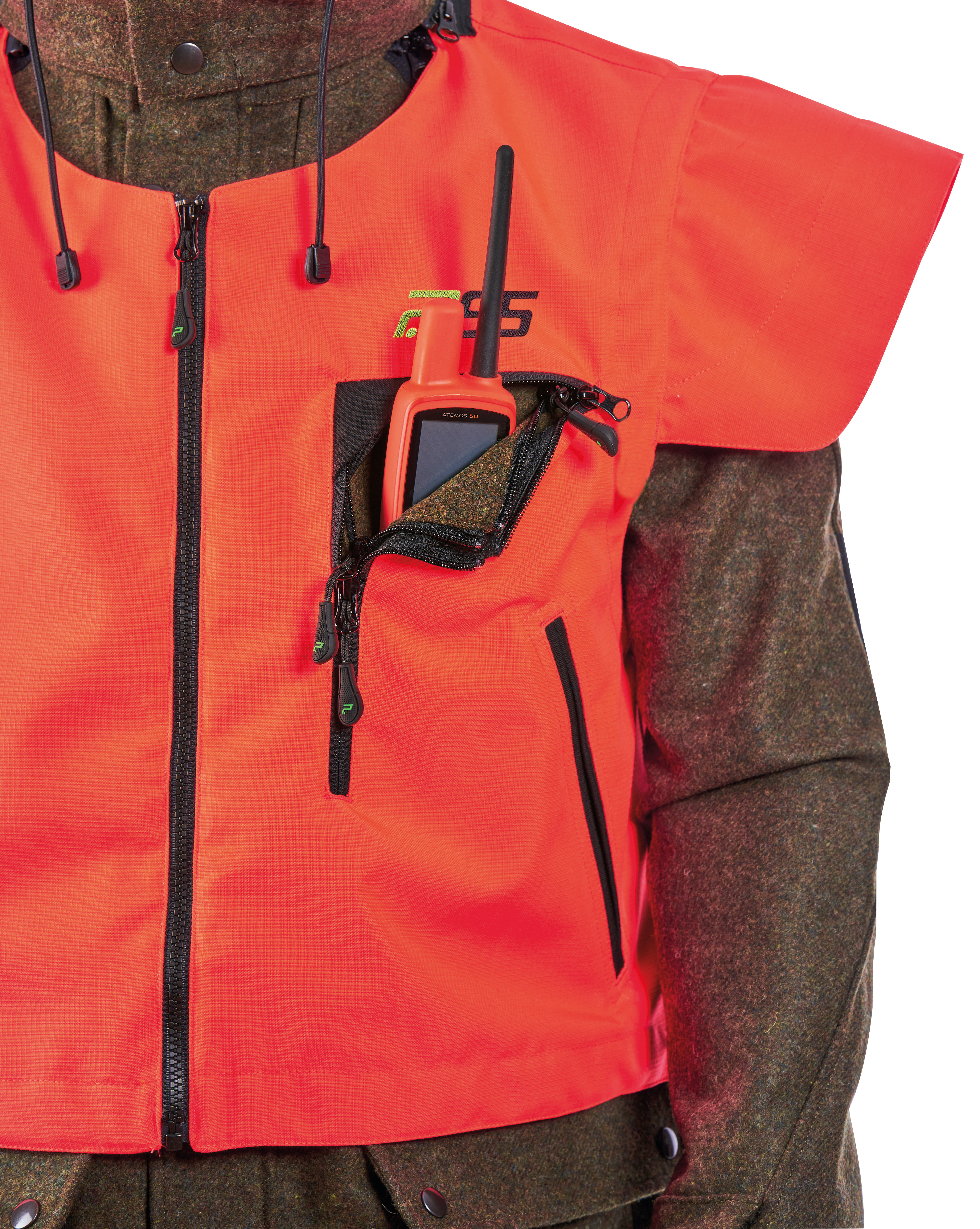 PSS Signal Cordura Weste X-treme EN 20471 Neonrot - bei KOX online bestellen | XX71436