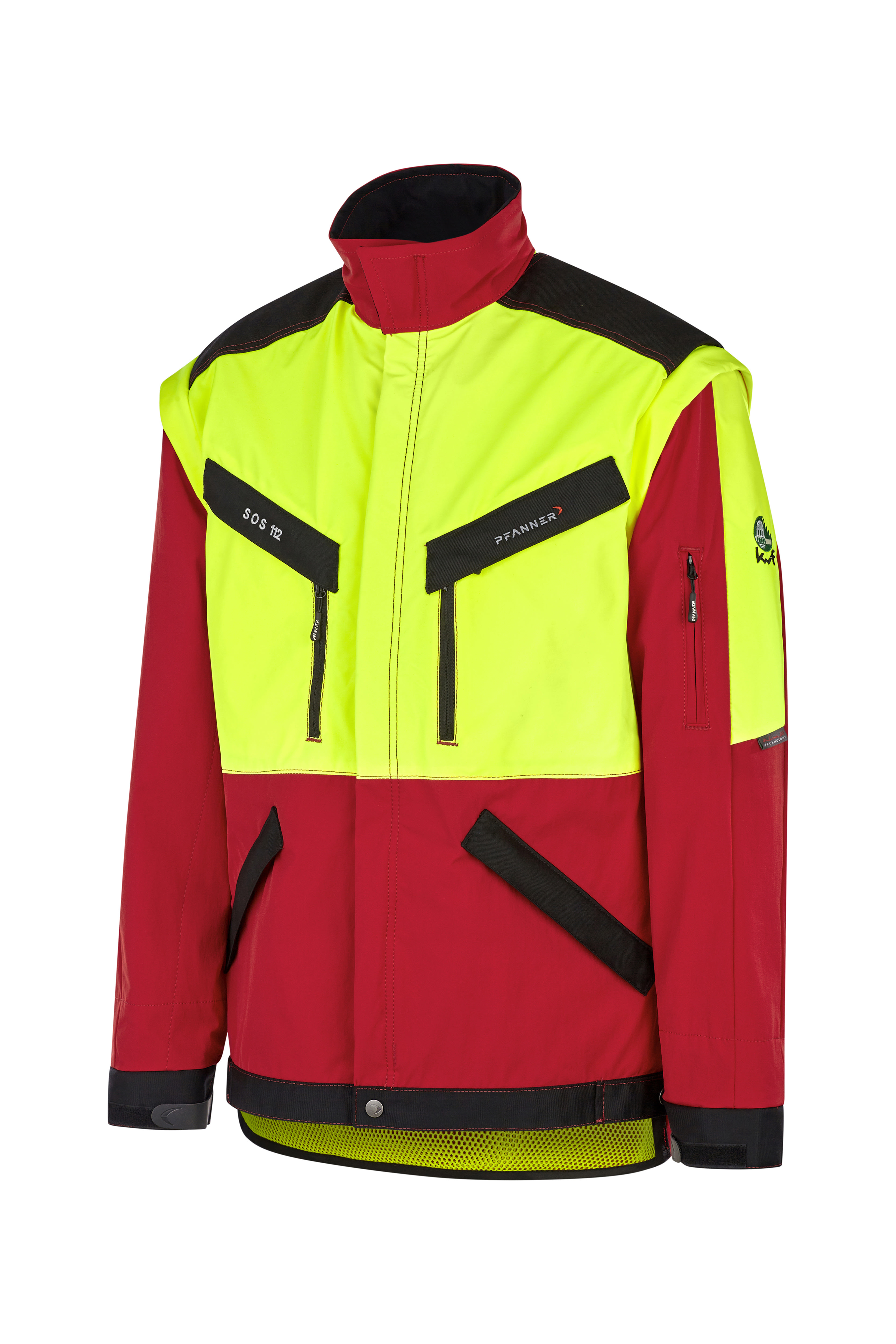 PFANNER Forstjacke KlimaAIR Rot/Neongelb - bei KOX online bestellen | XX71437