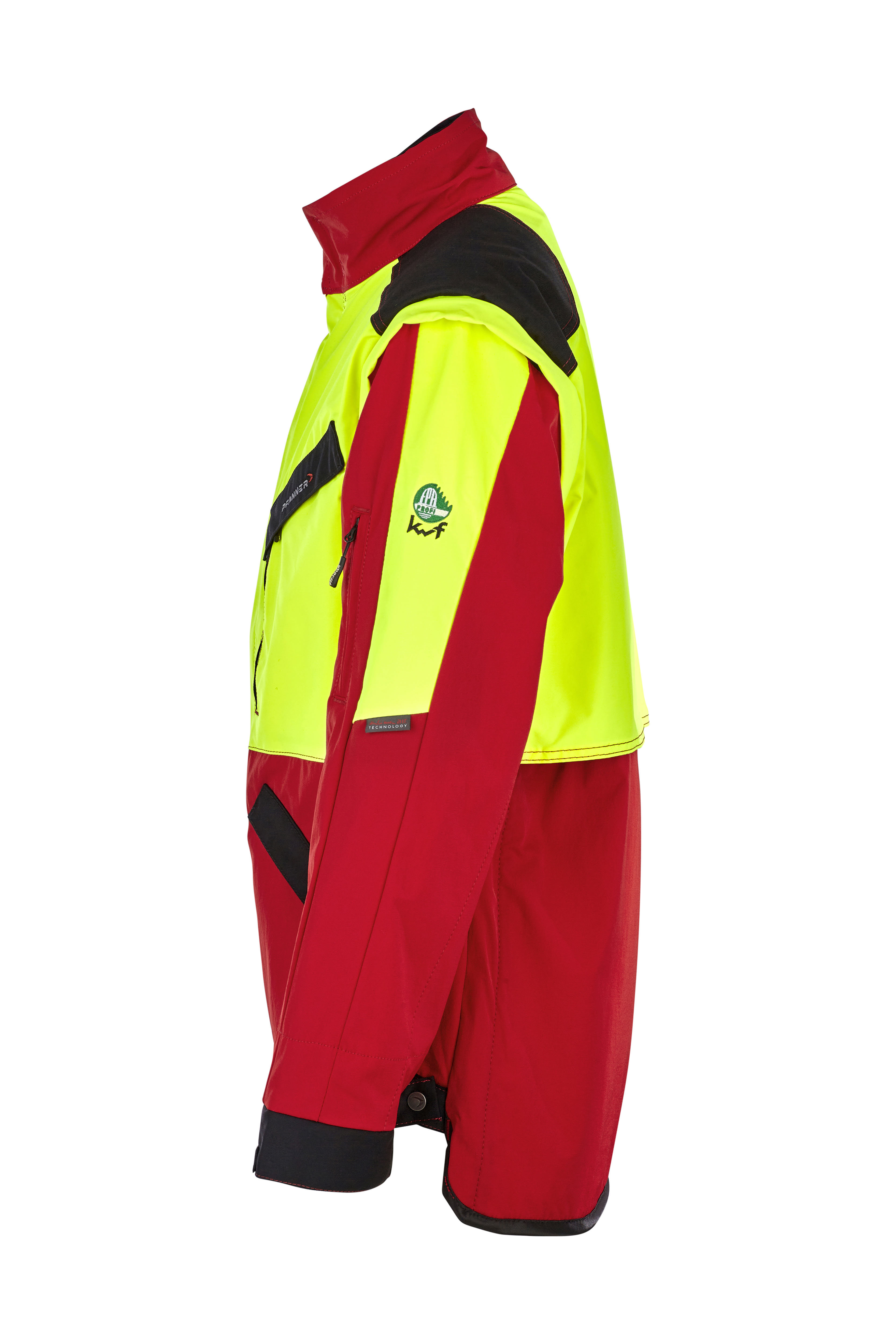 PFANNER Forstjacke KlimaAIR Rot/Neongelb - bei KOX online bestellen | XX71437