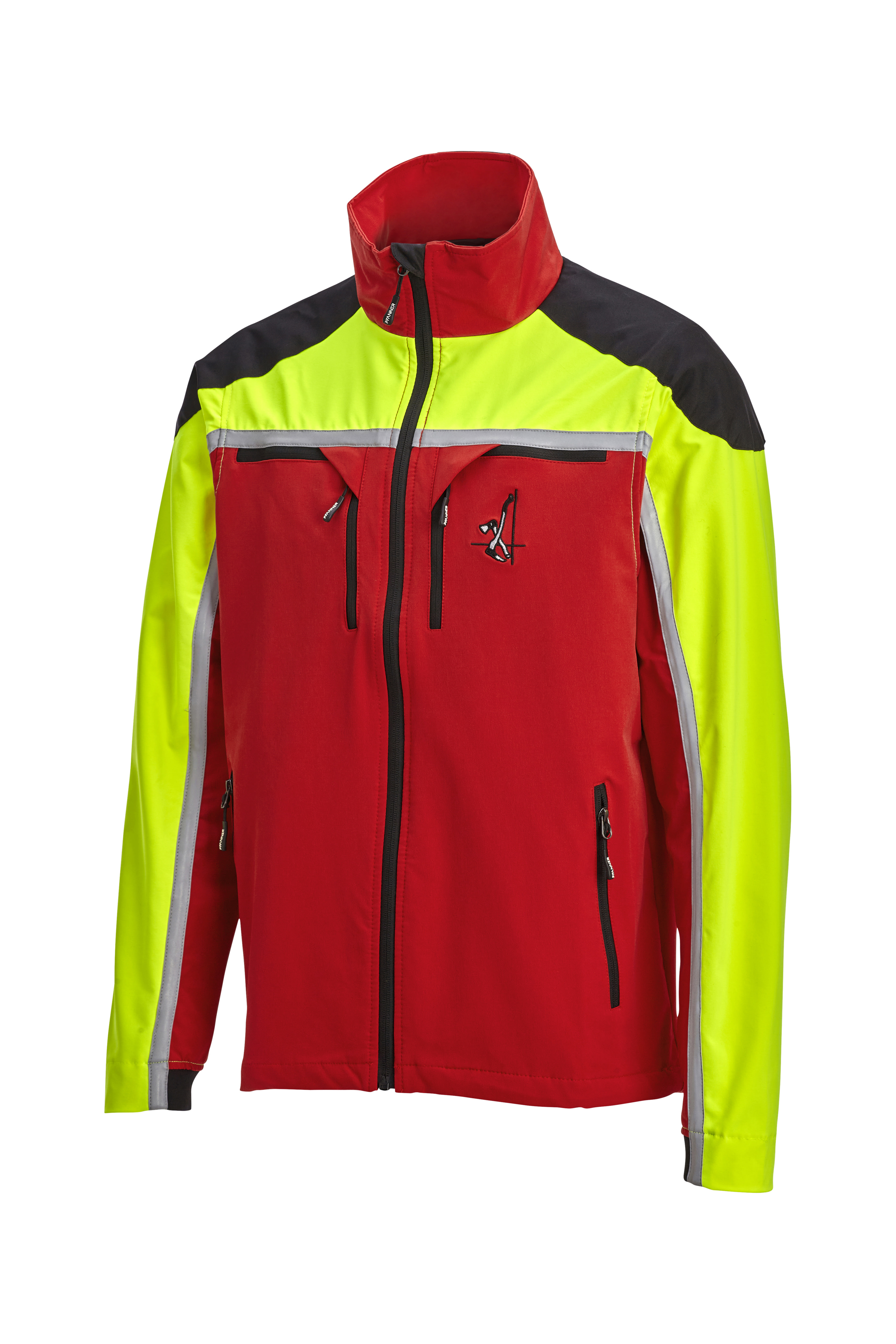 PFANNER Forstjacke Forest Light Rot/Neongelb - bei KOX online bestellen | XX71439