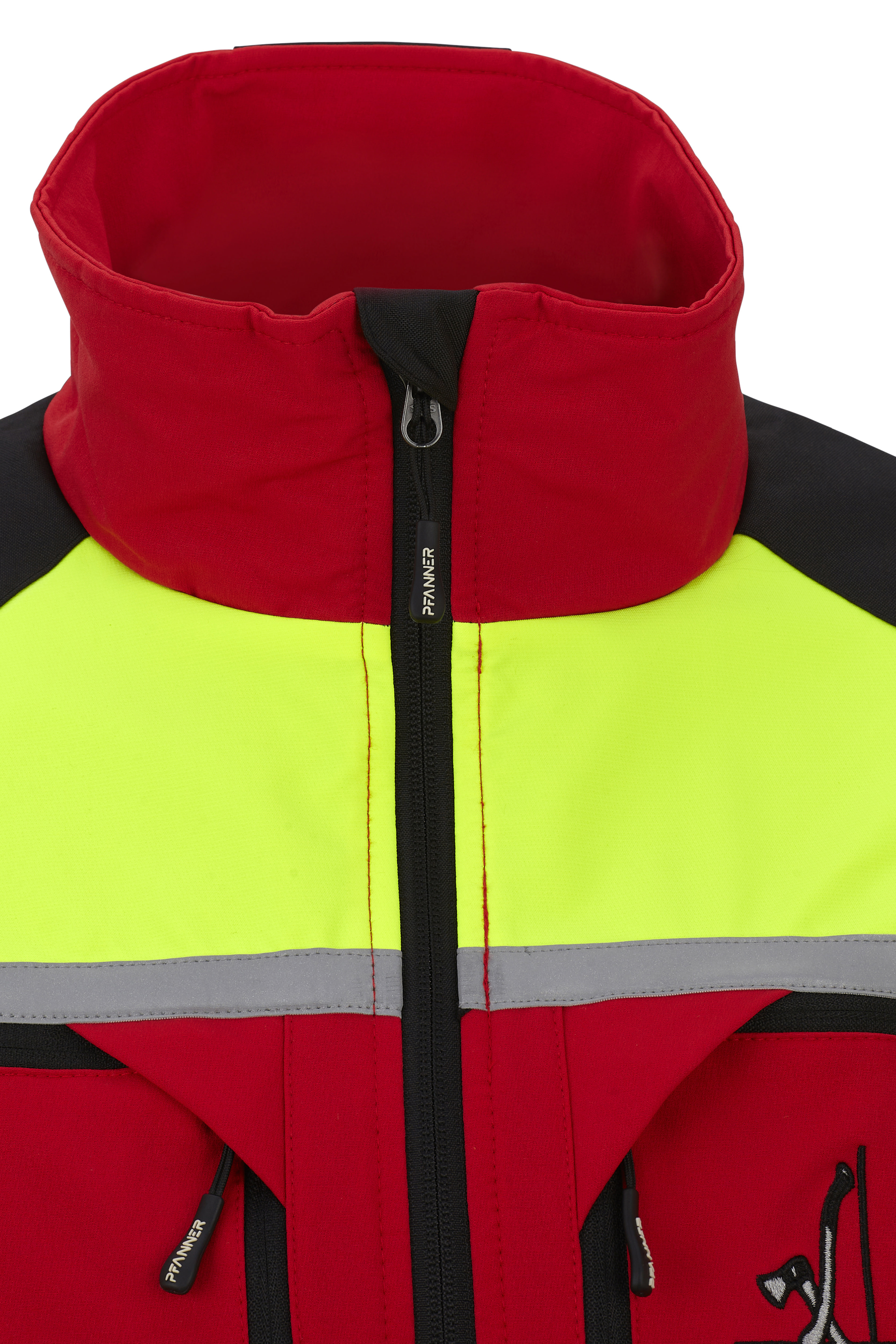 PFANNER Forstjacke Forest Light Rot/Neongelb - bei KOX online bestellen | XX71439