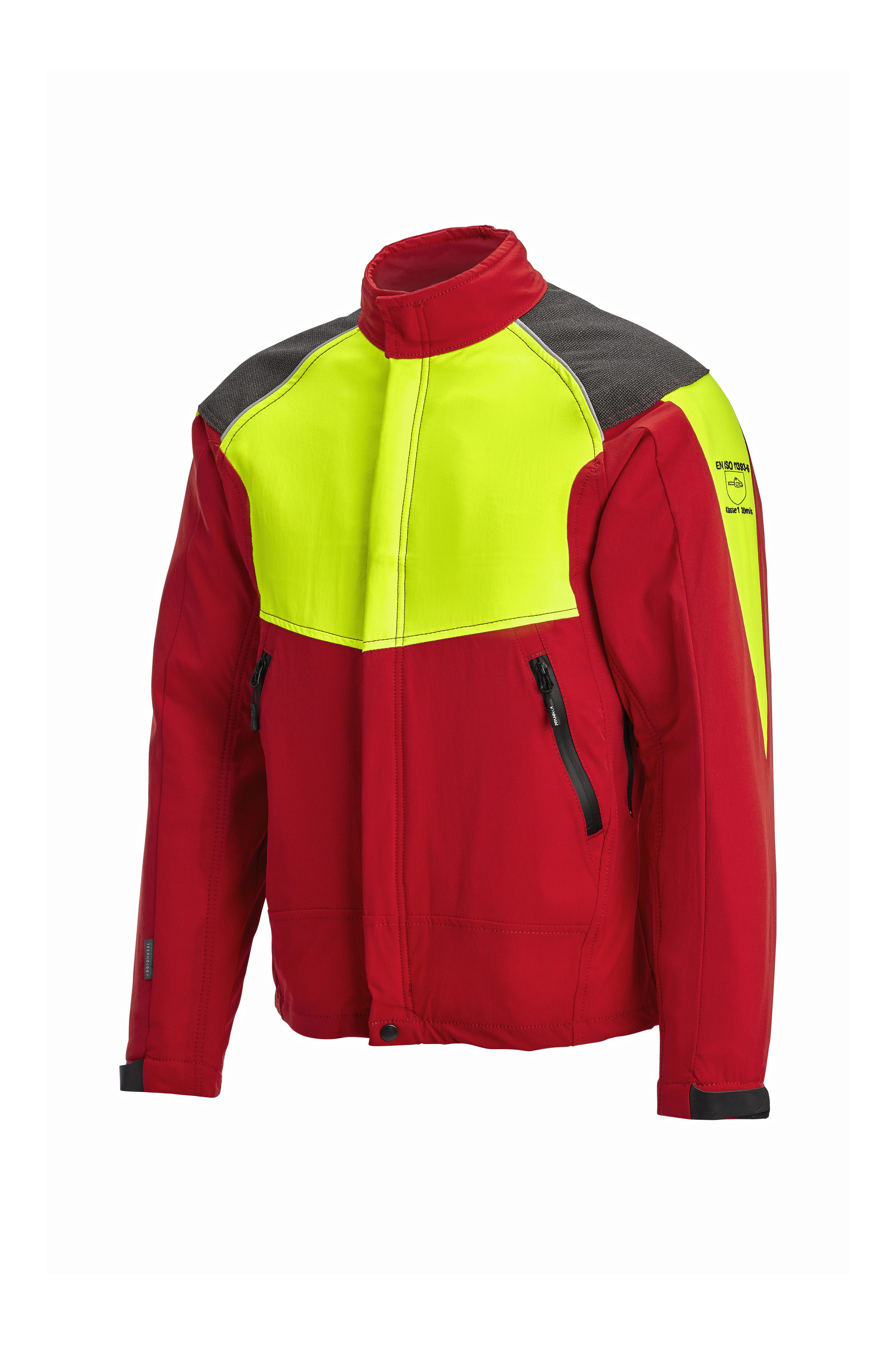 PFANNER Schnittschutzjacke StretchAIR Rot/Neongelb - bei KOX online bestellen | XX71440