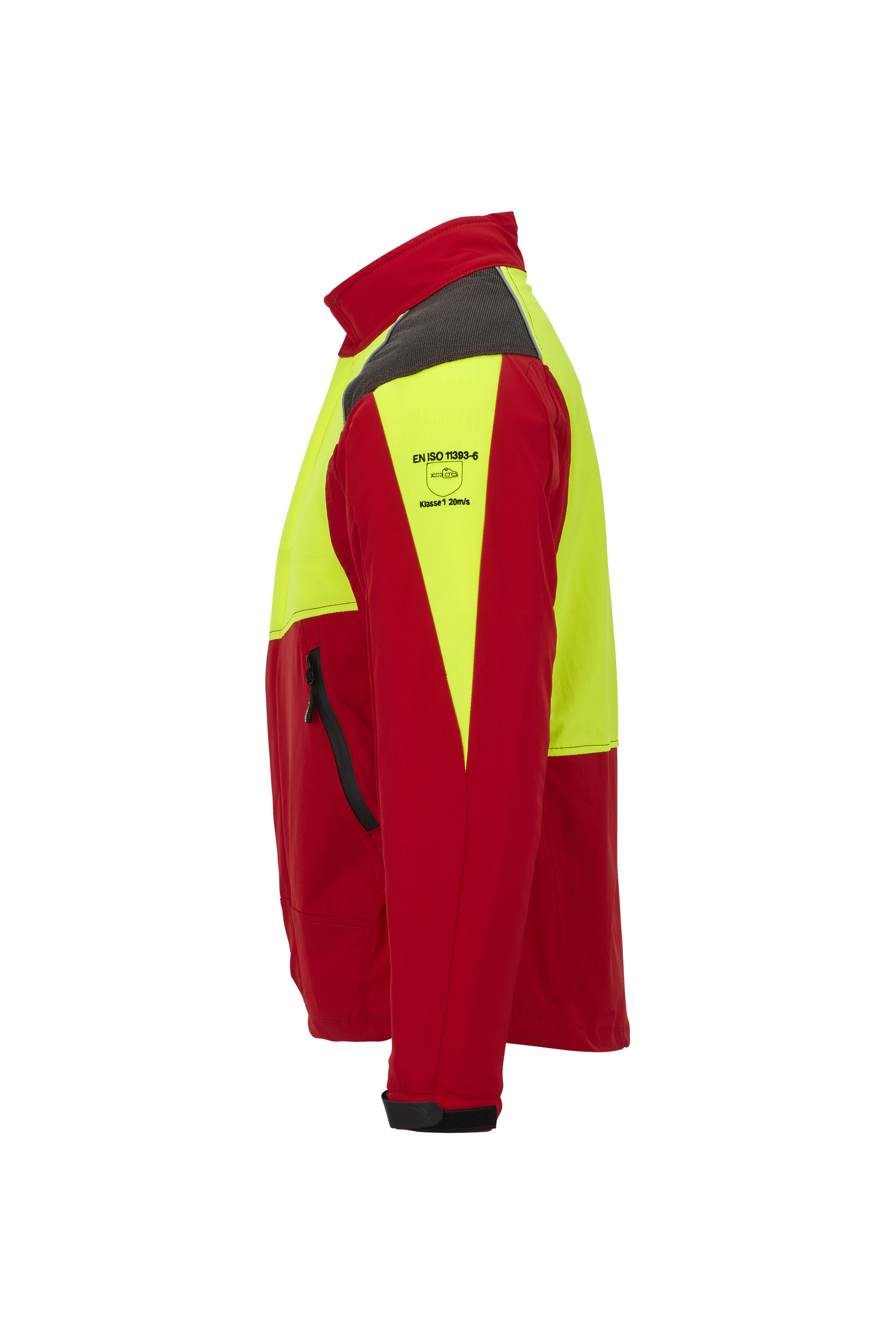 PFANNER Schnittschutzjacke StretchAIR Rot/Neongelb - bei KOX online bestellen | XX71440