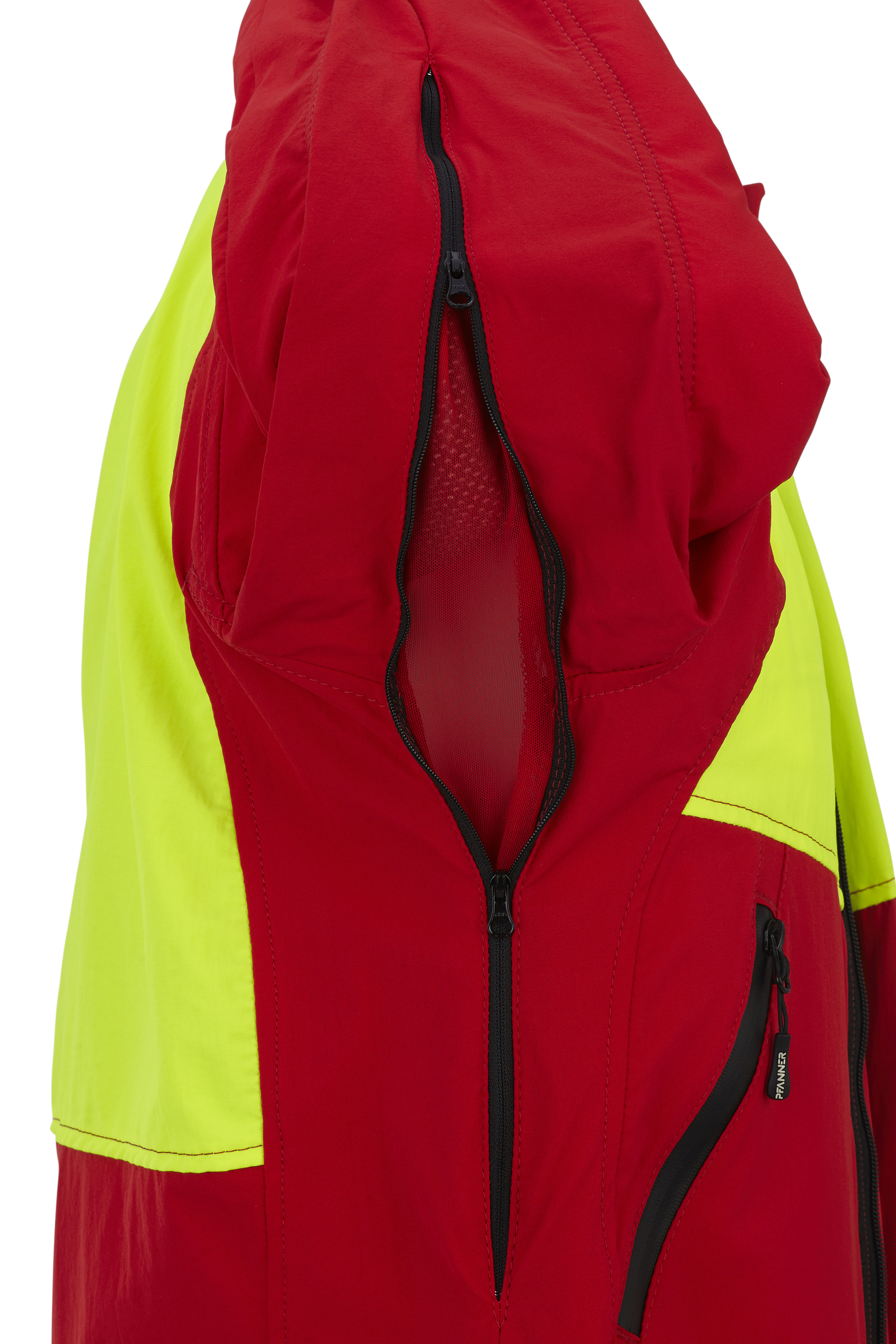 PFANNER Schnittschutzjacke StretchAIR Rot/Neongelb - bei KOX online bestellen | XX71440