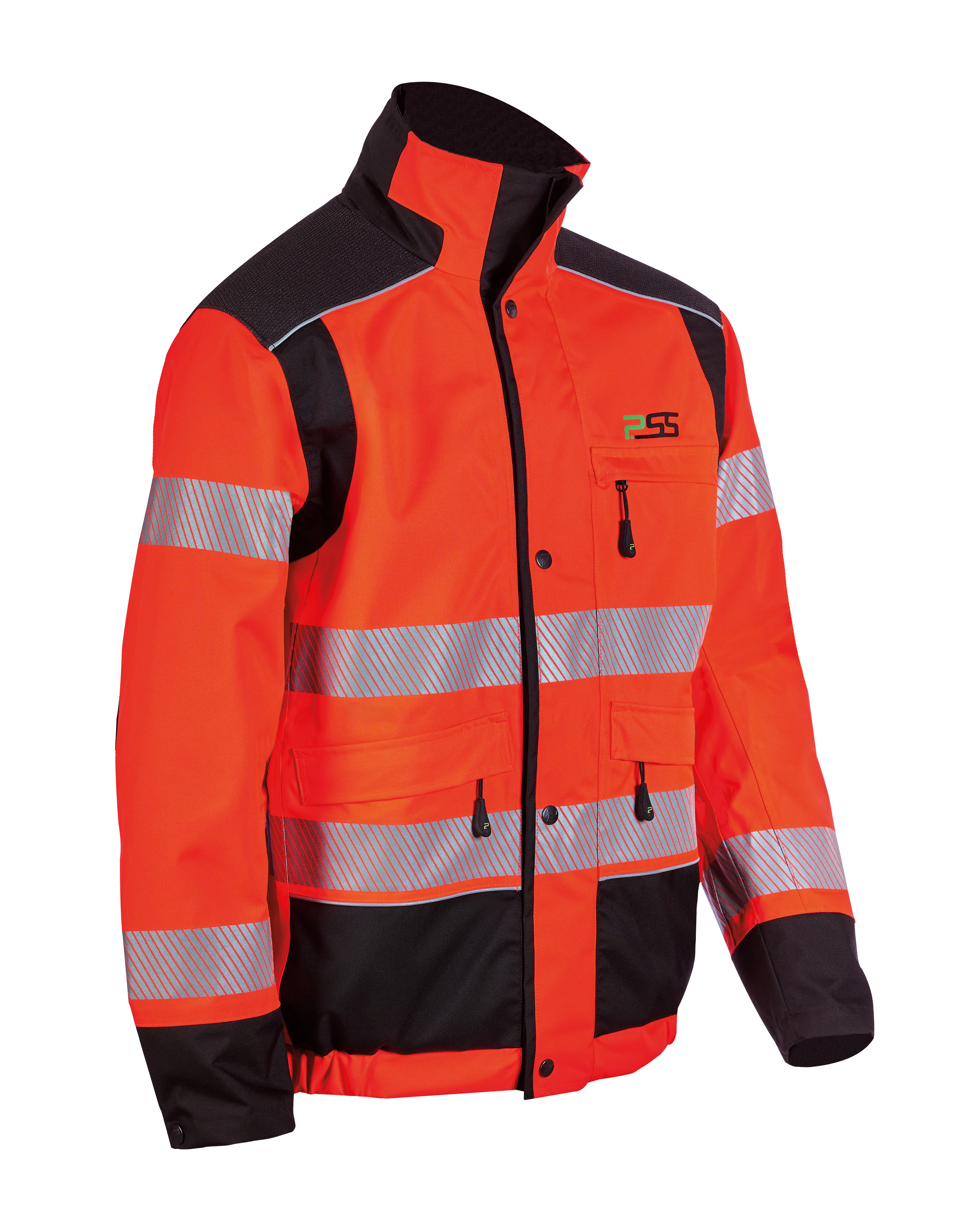 PSS Regenjacke X-treme Rain EN 20471 Orange/Schwarz - bei KOX online bestellen | XX72413