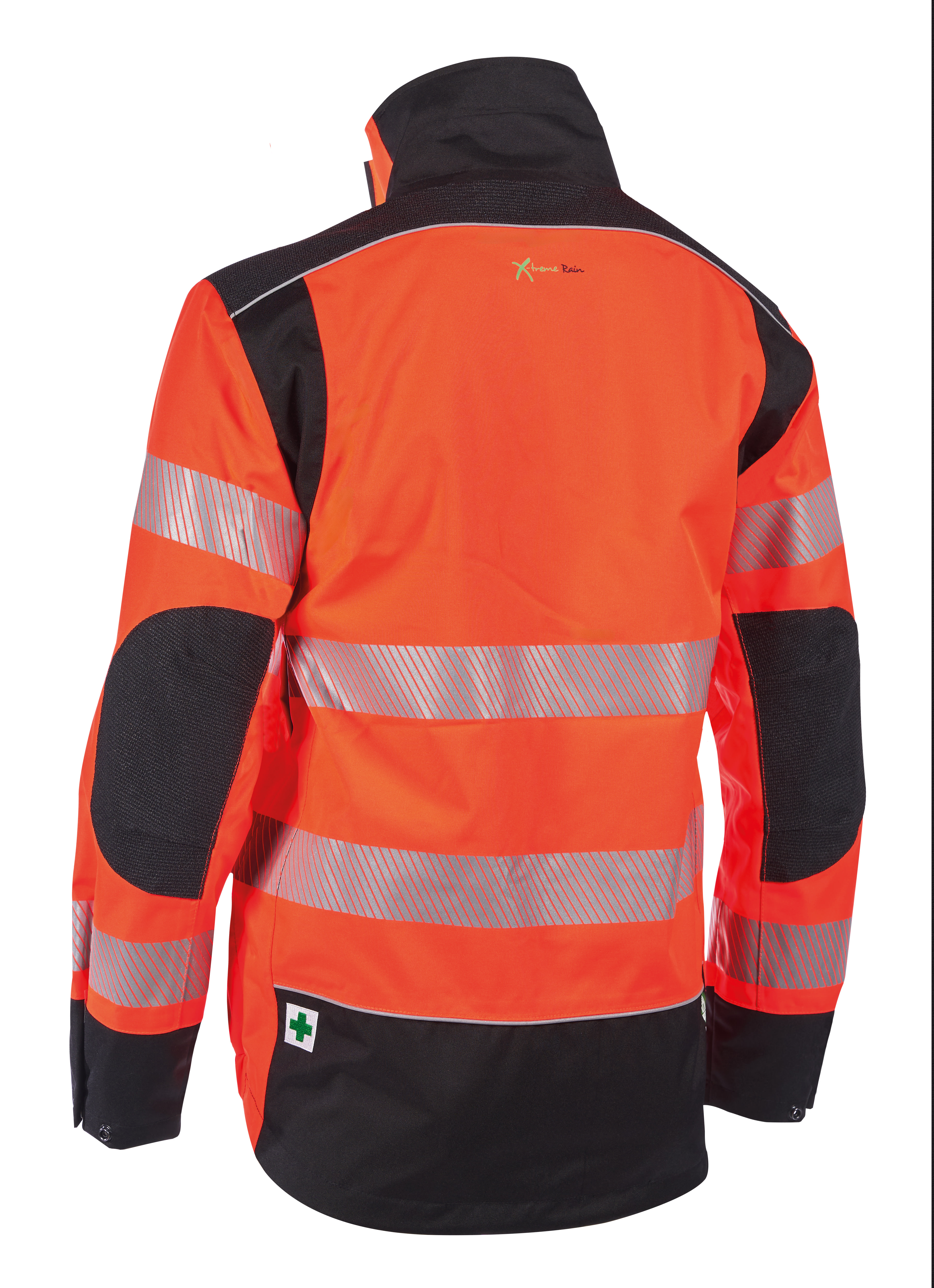 PSS Regenjacke X-treme Rain EN 20471 Orange/Schwarz - bei KOX online bestellen | XX72413