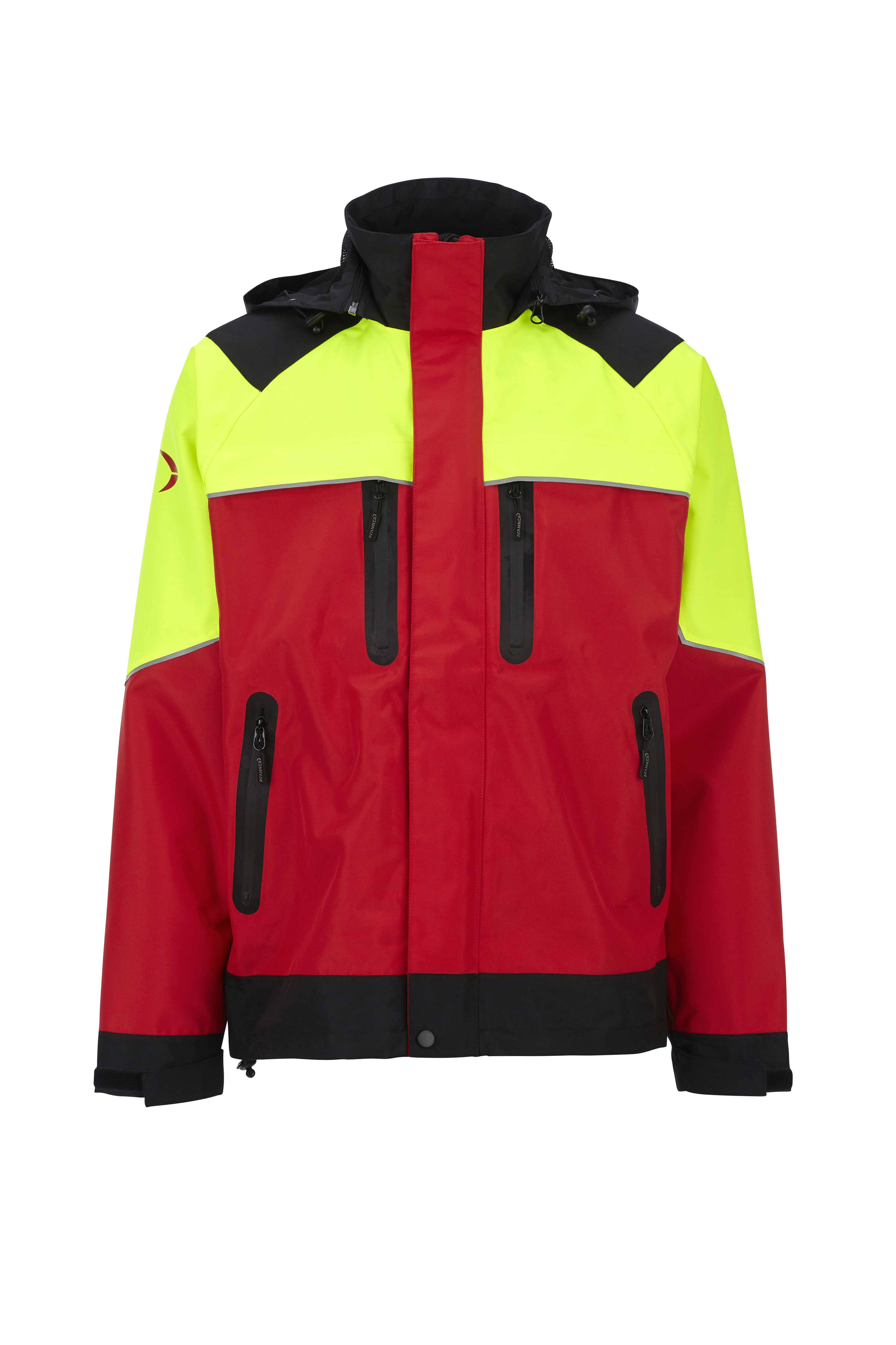 PFANNER Regenjacke Nanoshield HiVis Rot/Neongelb - bei KOX online bestellen | XX72414
