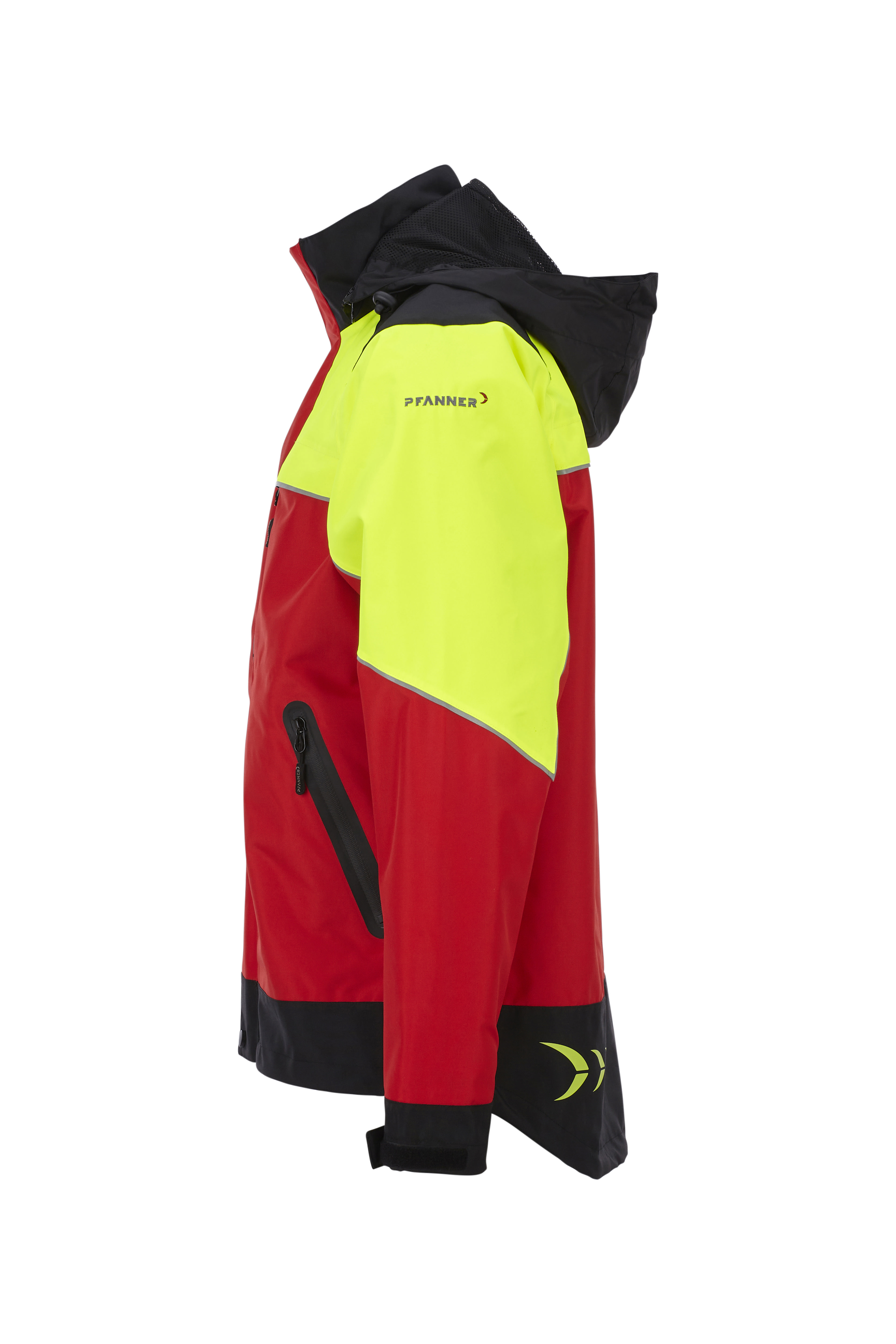 PFANNER Regenjacke Nanoshield HiVis Rot/Neongelb - bei KOX online bestellen | XX72414