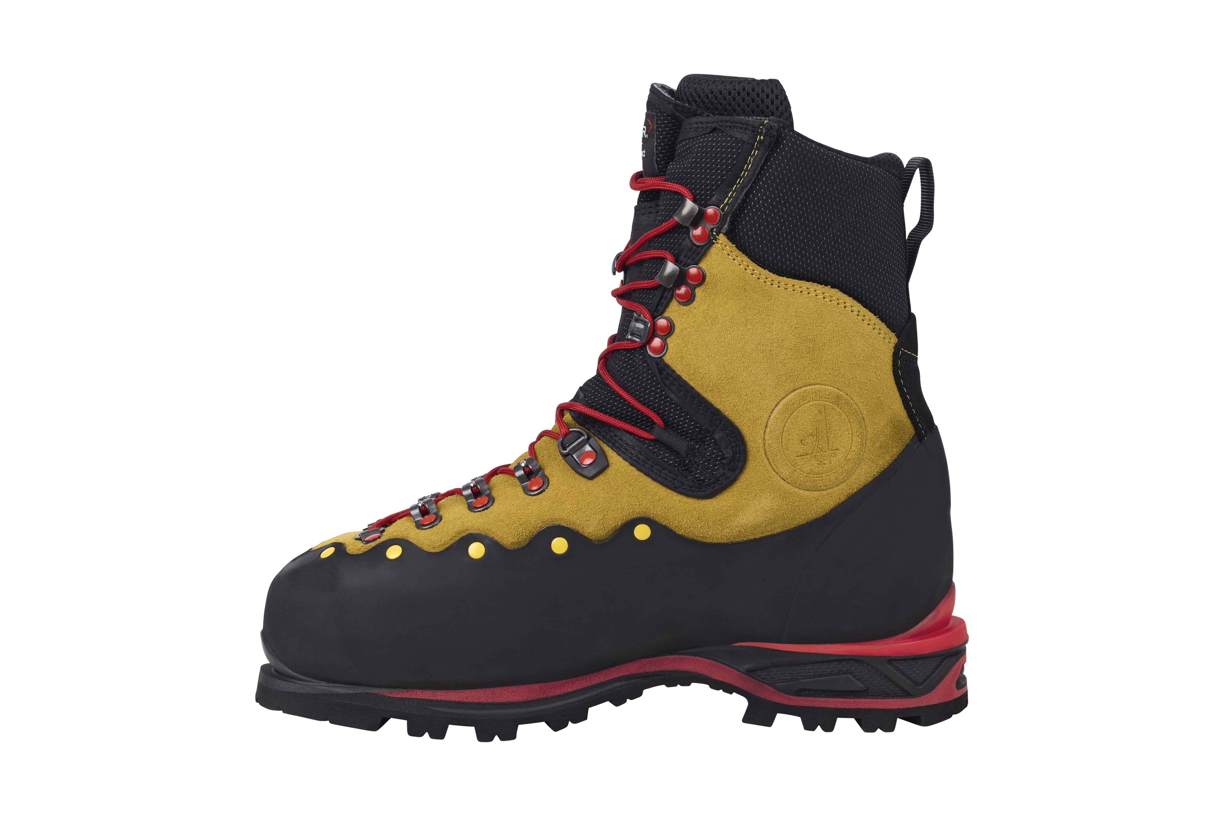 PFANNER Schnittschutzstiefel Zugspitze Extreme schwarz gelb, Gr��e 39 - bei KOX online bestellen | XX73143-39