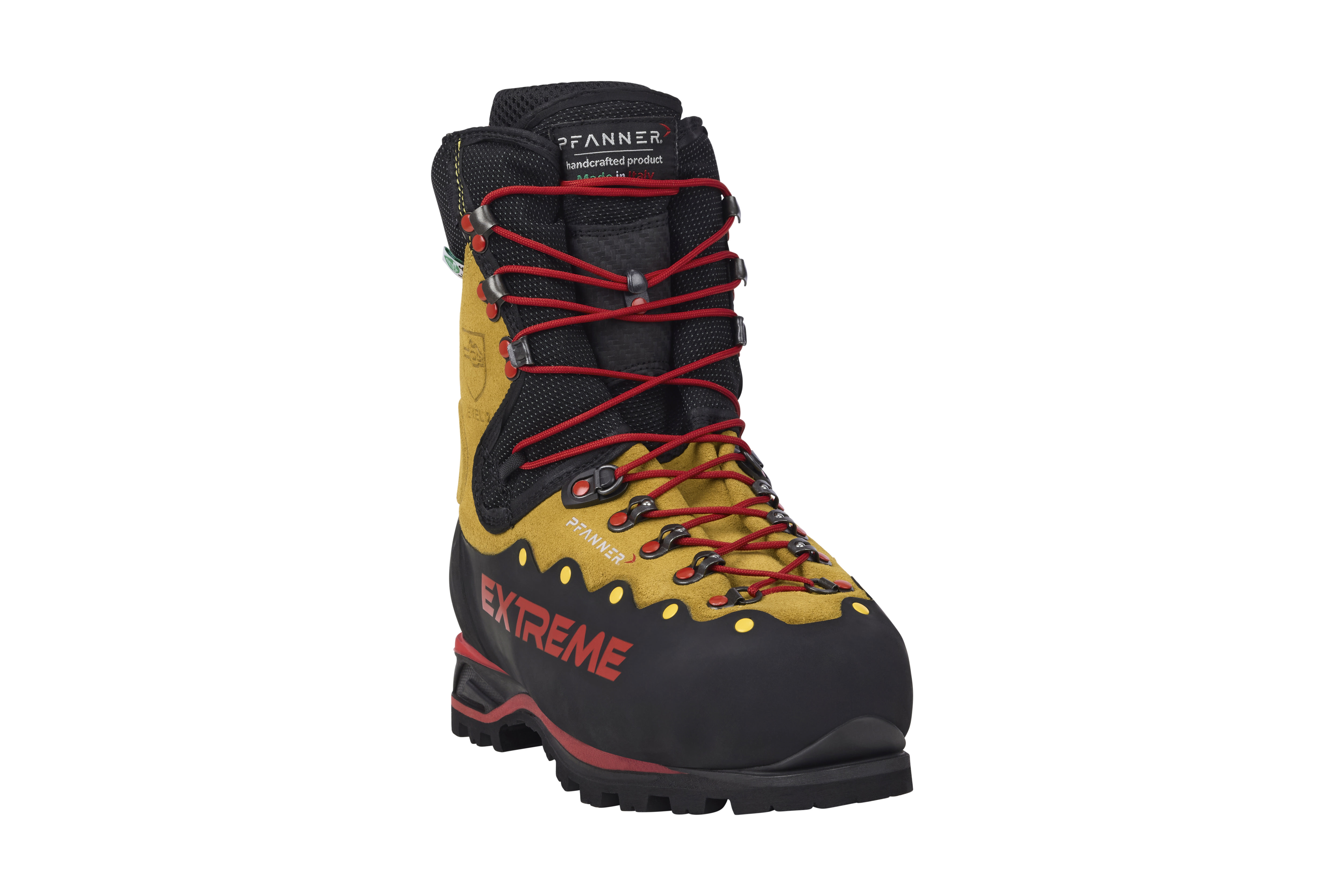 PFANNER Schnittschutzstiefel Zugspitze Extreme schwarz gelb, Gr��e 39 - bei KOX online bestellen | XX73143-39