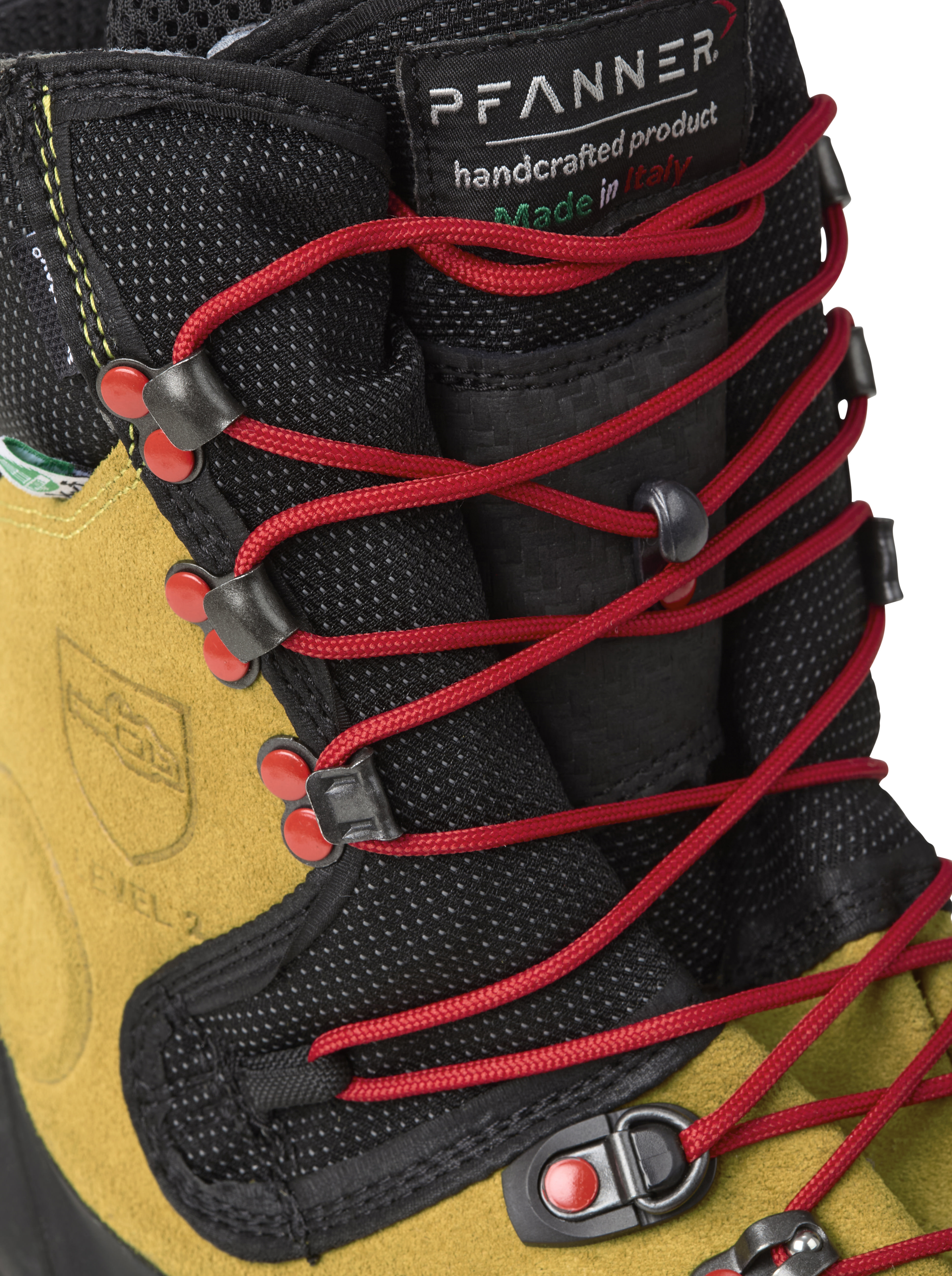 PFANNER Schnittschutzstiefel Zugspitze Extreme schwarz gelb, Gr��e 39 - bei KOX online bestellen | XX73143-39