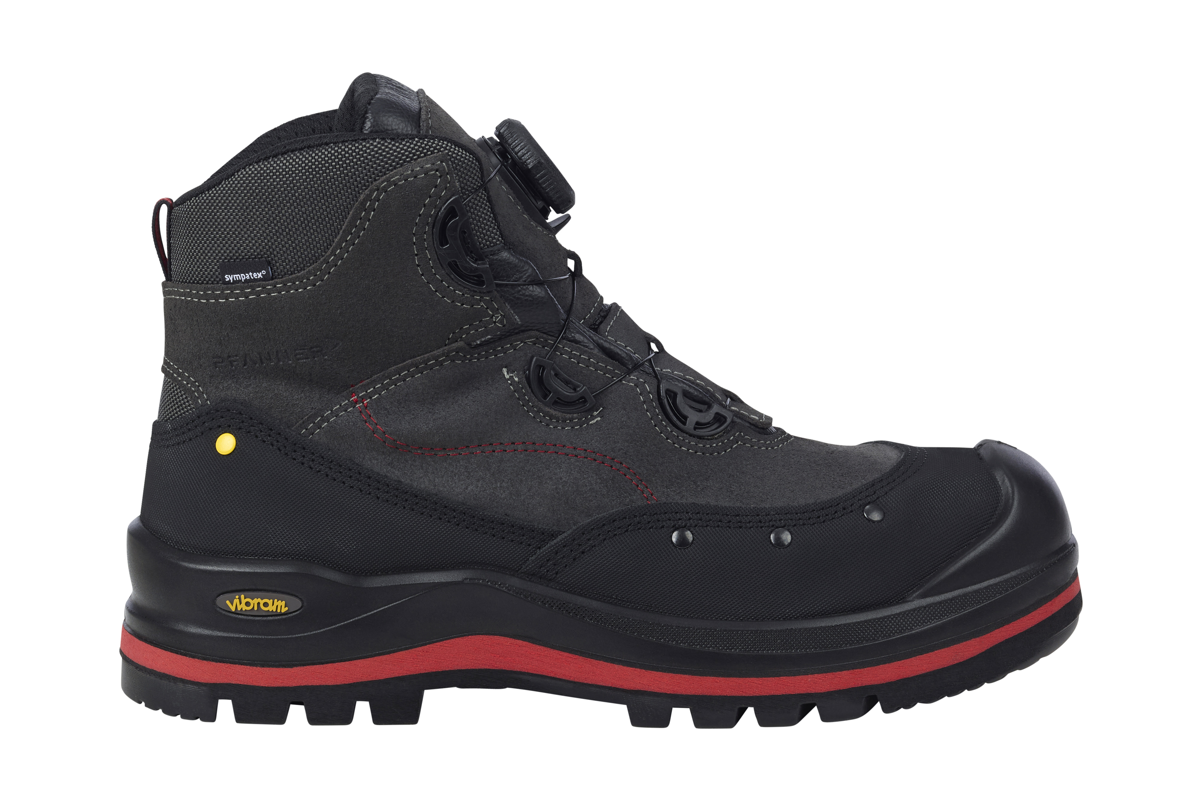 PFANNER BOA� Bau S3 veiligheidsschoenen grijs/zwart - bij KOX online bestellen | XX73447