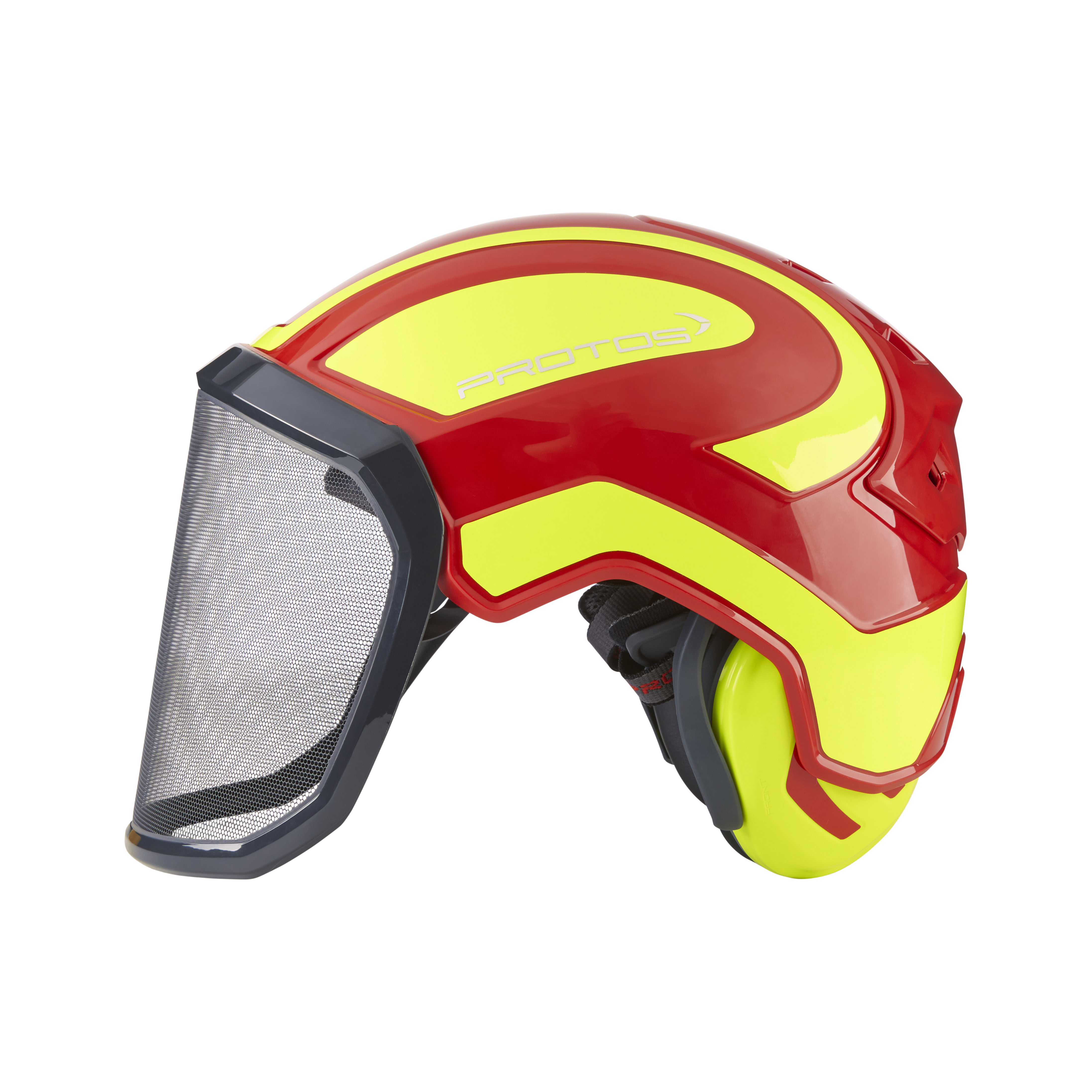 PROTOS� bosbouwhelm / veiligheidshelm Integraal Arborist F39 rood/neongeel - bij KOX online bestellen | XX74132