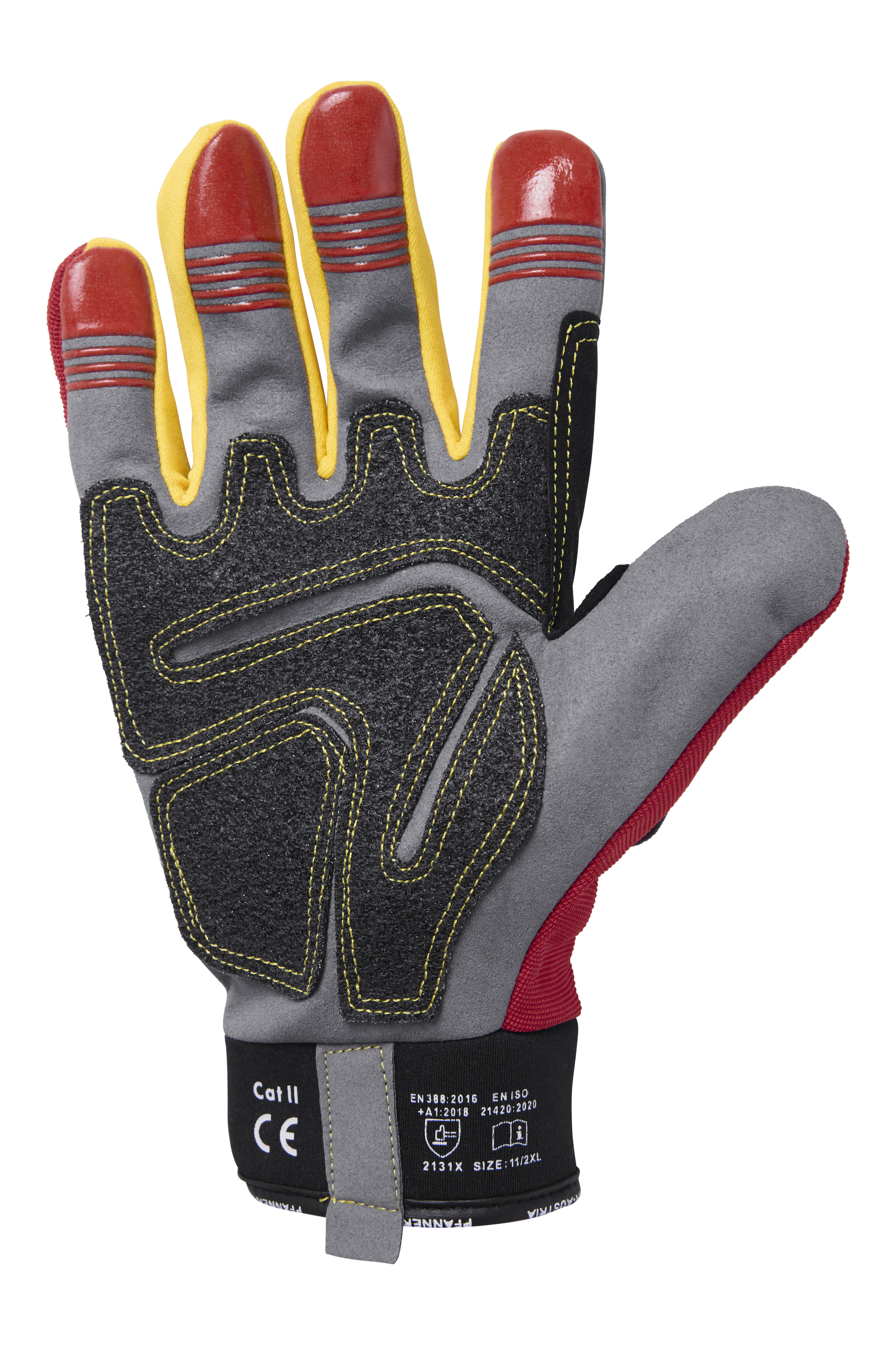 PFANNER StretchFlex KeproTechnic bosbouwhandschoenen grijs/rood - bij KOX online bestellen | XX75327
