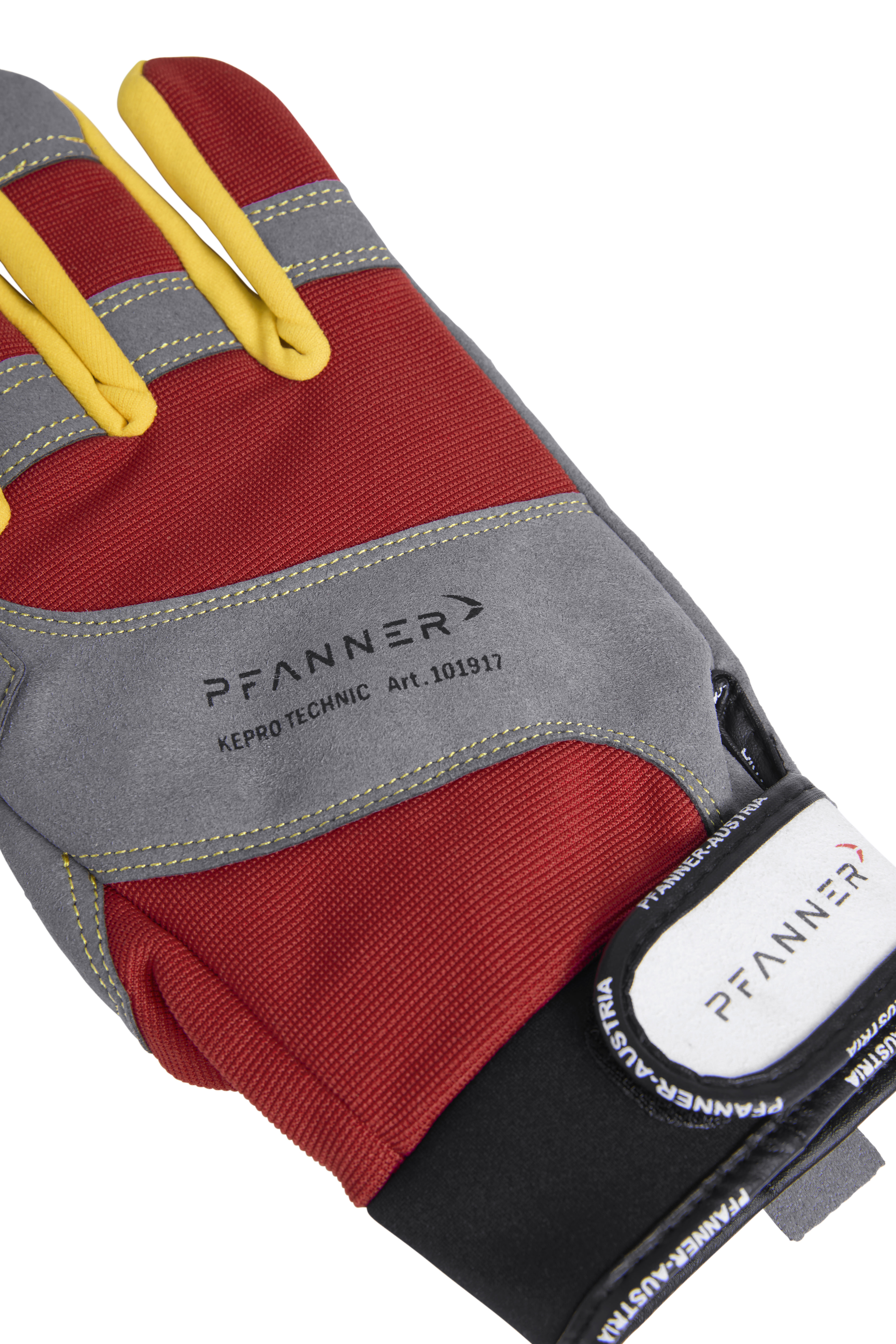 PFANNER StretchFlex KeproTechnic bosbouwhandschoenen grijs/rood - bij KOX online bestellen | XX75327