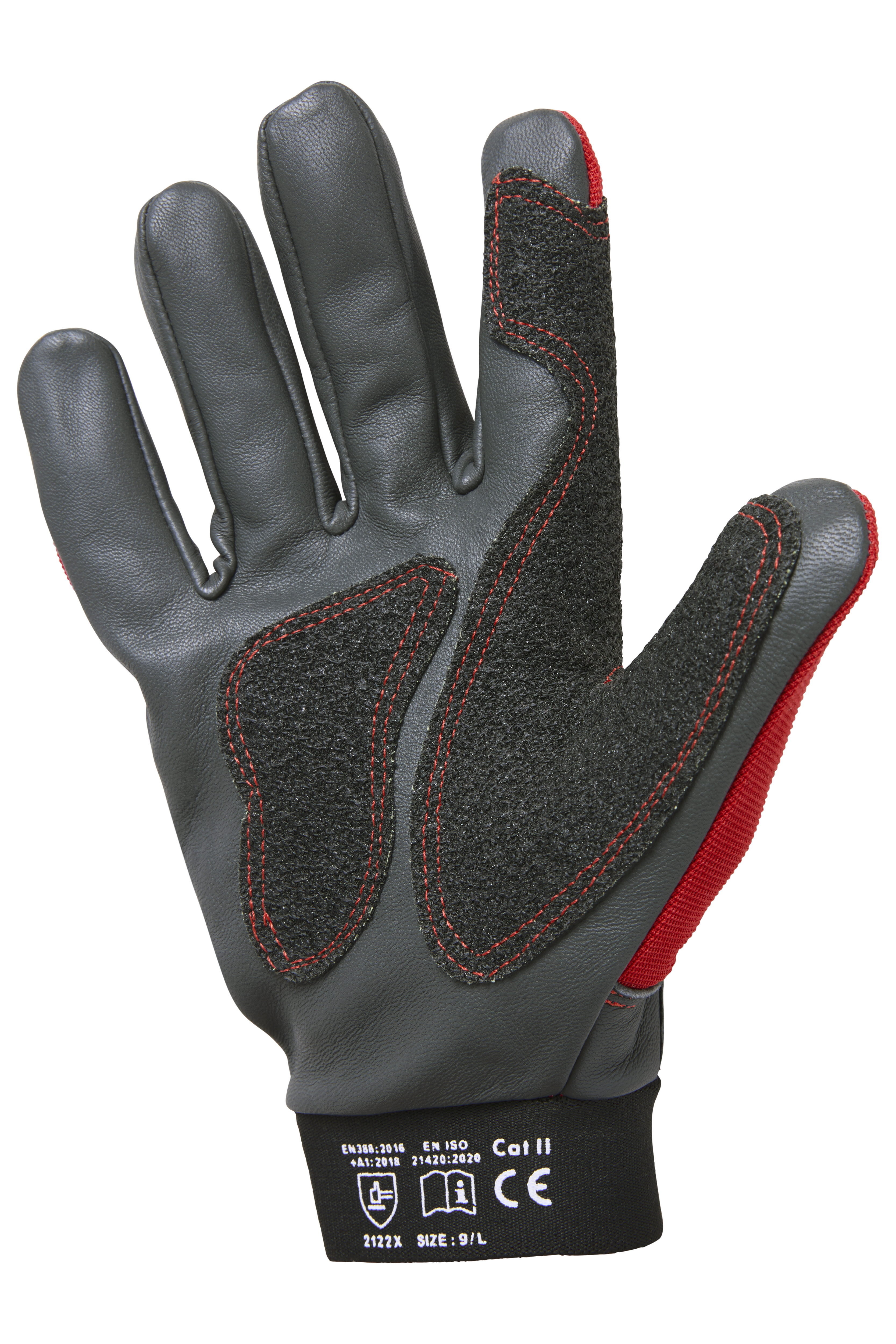 PFANNER Forsthandschuh StretchFlex Kepro Grau/Rot - bei KOX online bestellen | XX75328