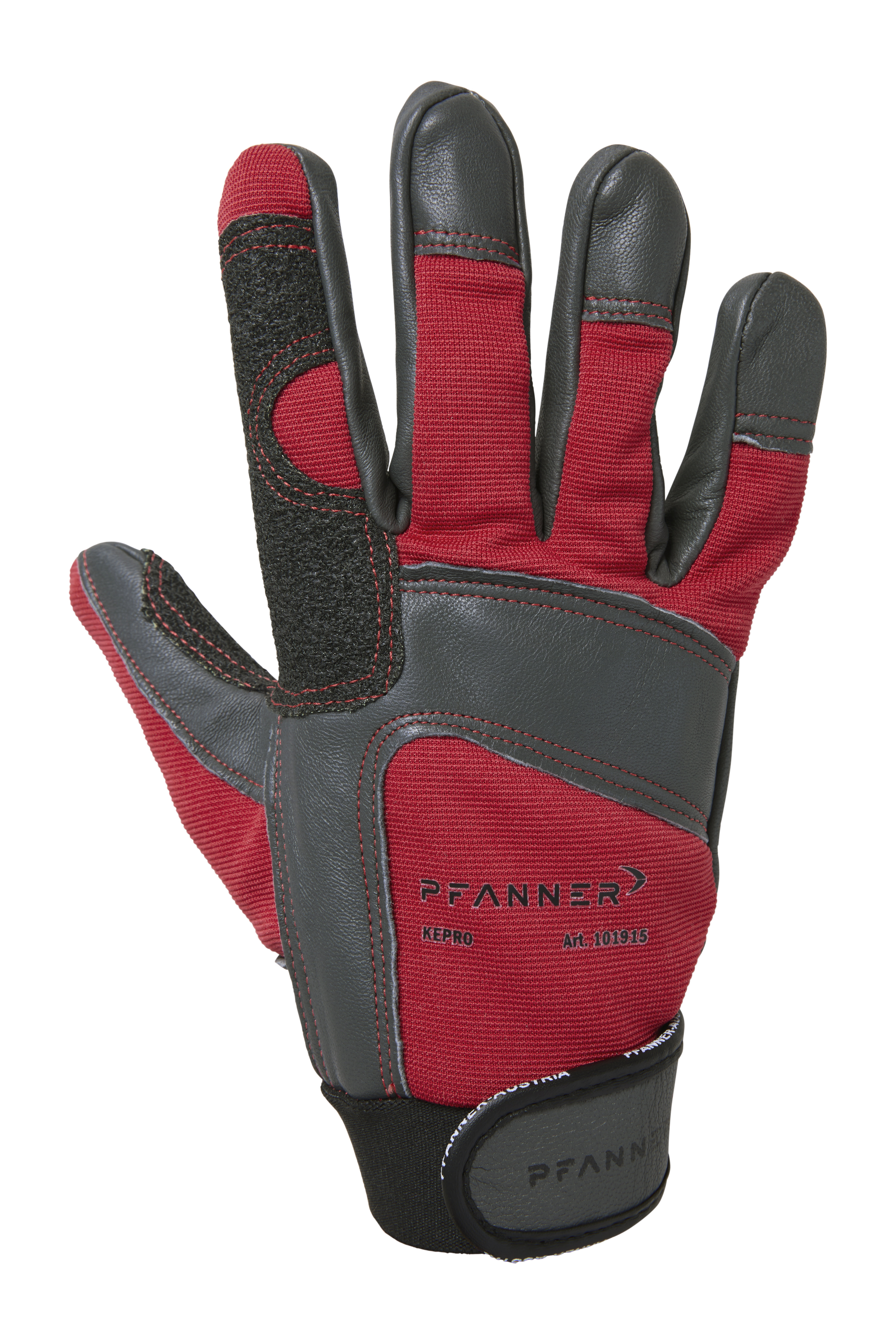 PFANNER Forsthandschuh StretchFlex Kepro Grau/Rot - bei KOX online bestellen | XX75328