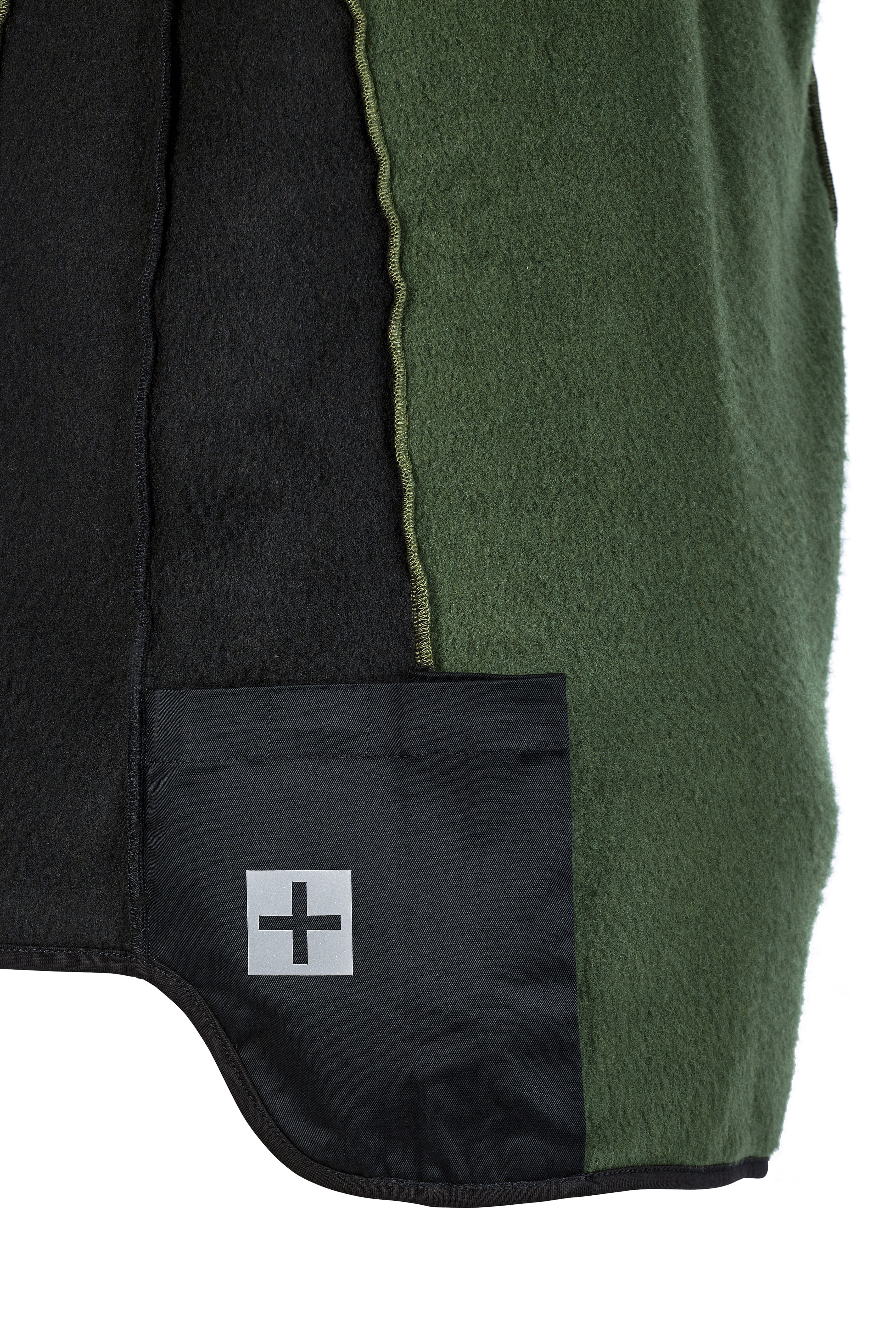 KOX Faserpelz-Weste Gr�n/Schwarz - bei KOX online bestellen | XX76146