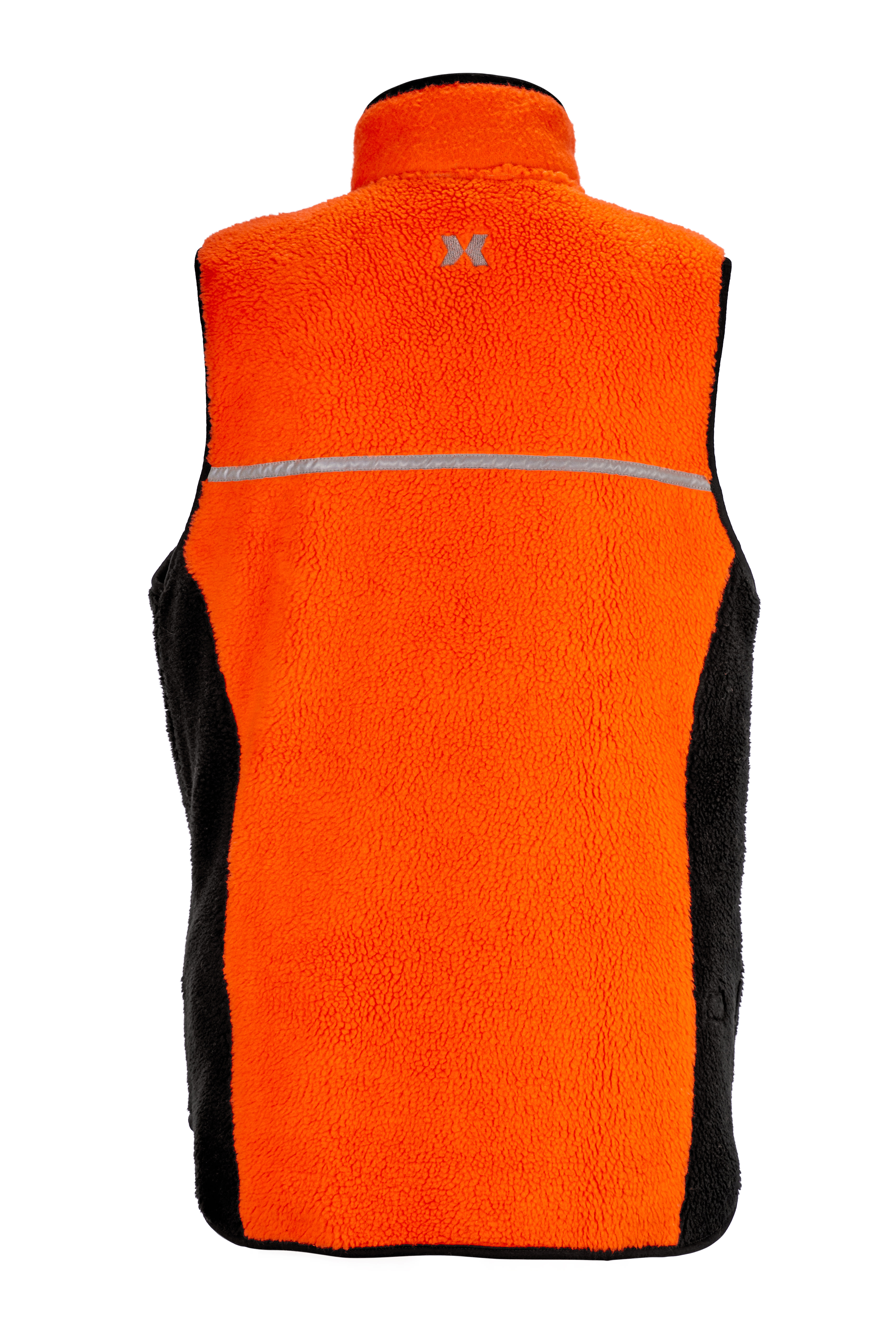 KOX Faserpelz-Weste Orange/Schwarz - bei KOX online bestellen | XX76147