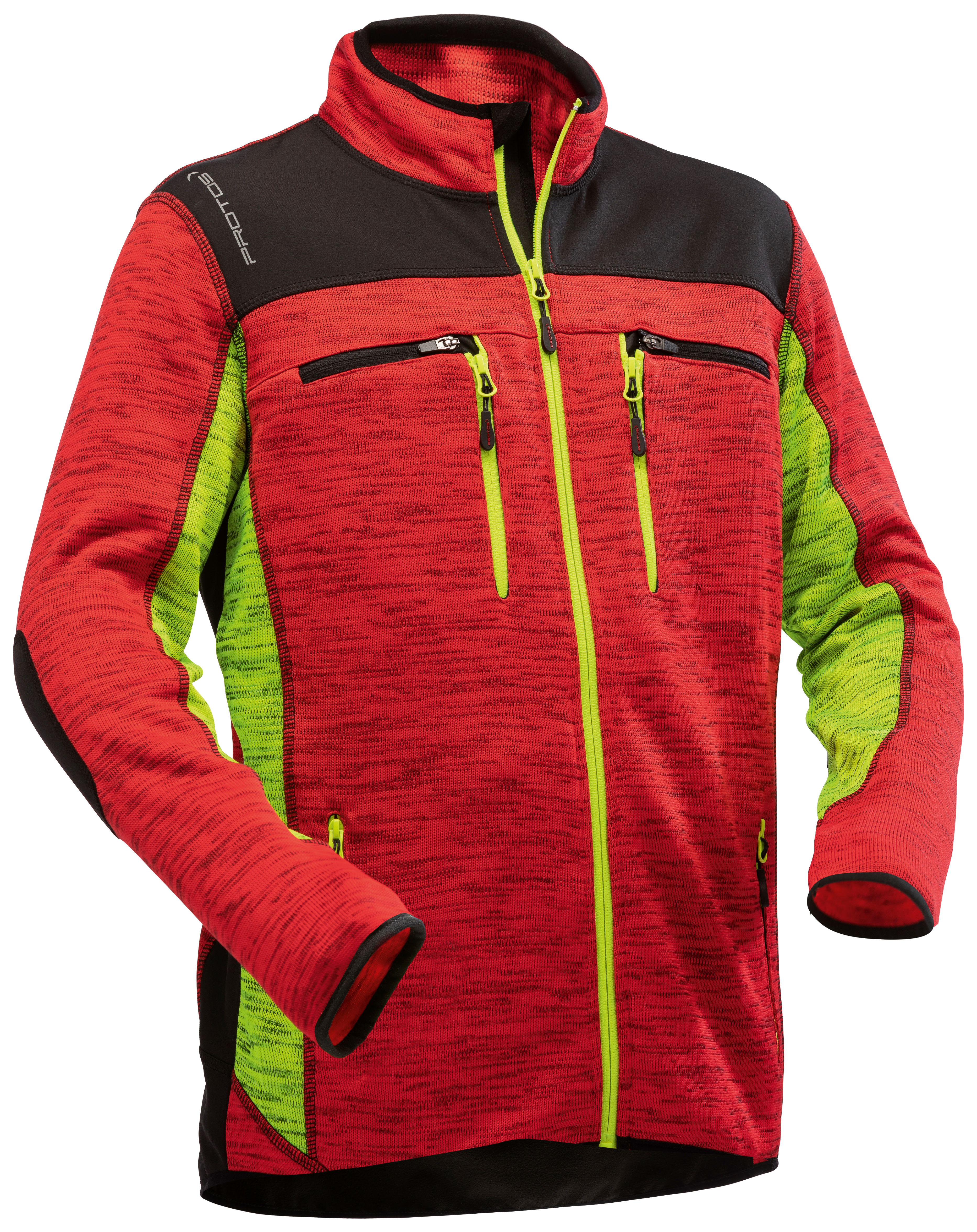 PROTOS� Fleecebrei-jas Inuit Rood/Geel - bij KOX online bestellen | XX76148