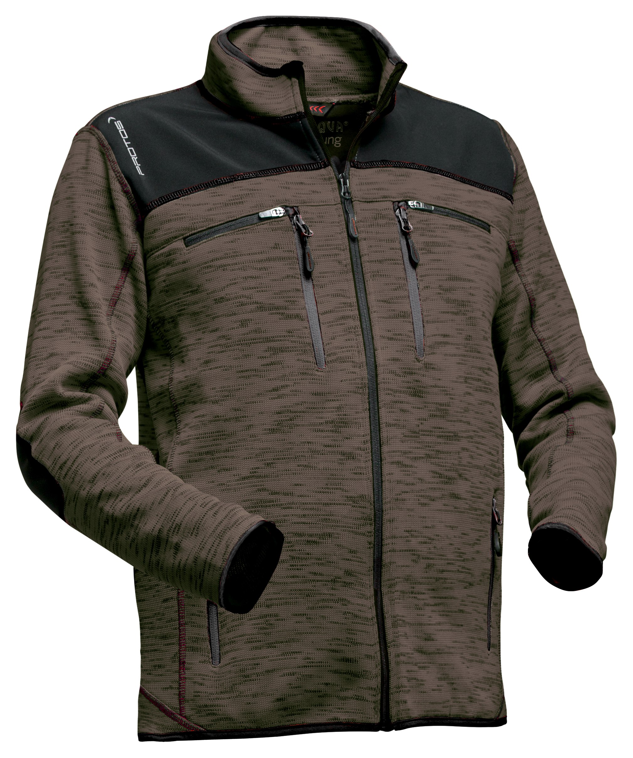 PROTOS� Fleecebrei-jas Inuit Gem�leerd groen - bij KOX online bestellen | XX76150