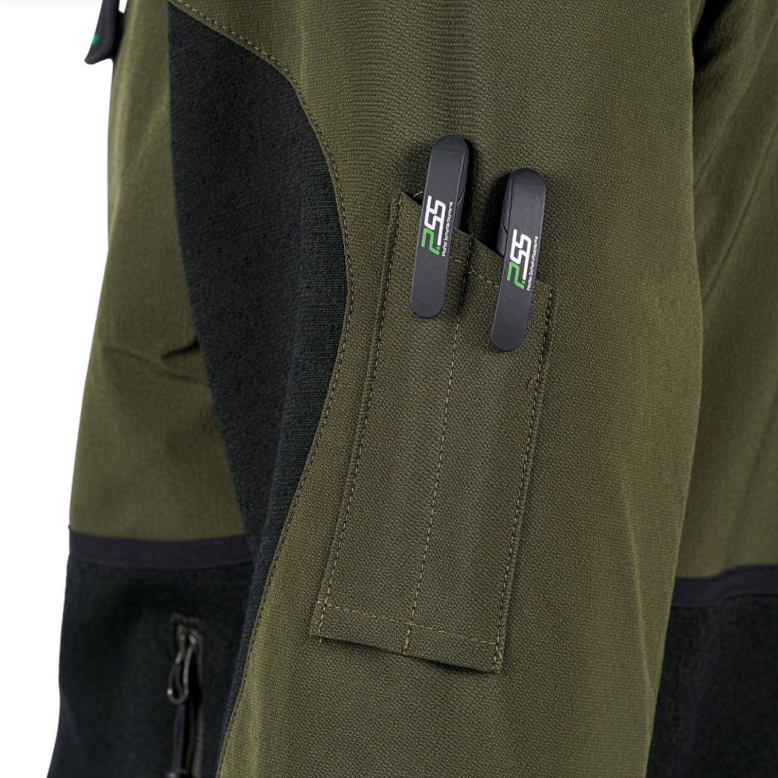 PSS Wollstrickjacke X-treme Nordfell Olivgr�n/Schwarz - bei KOX online bestellen | XX76160