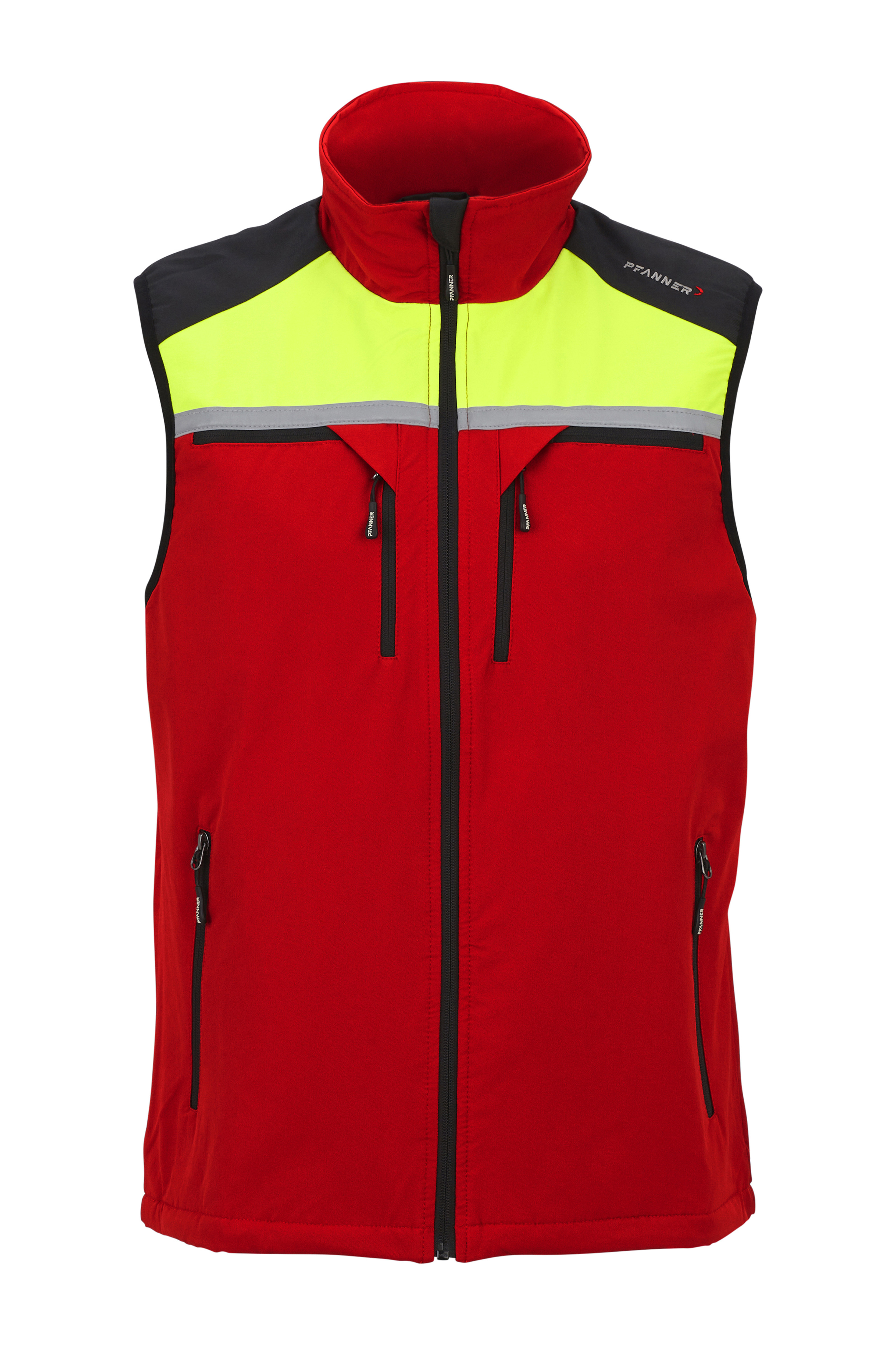 PFANNER KlimaAIR Funktionsweste Rot/Neongelb - bei KOX online bestellen | XX76161