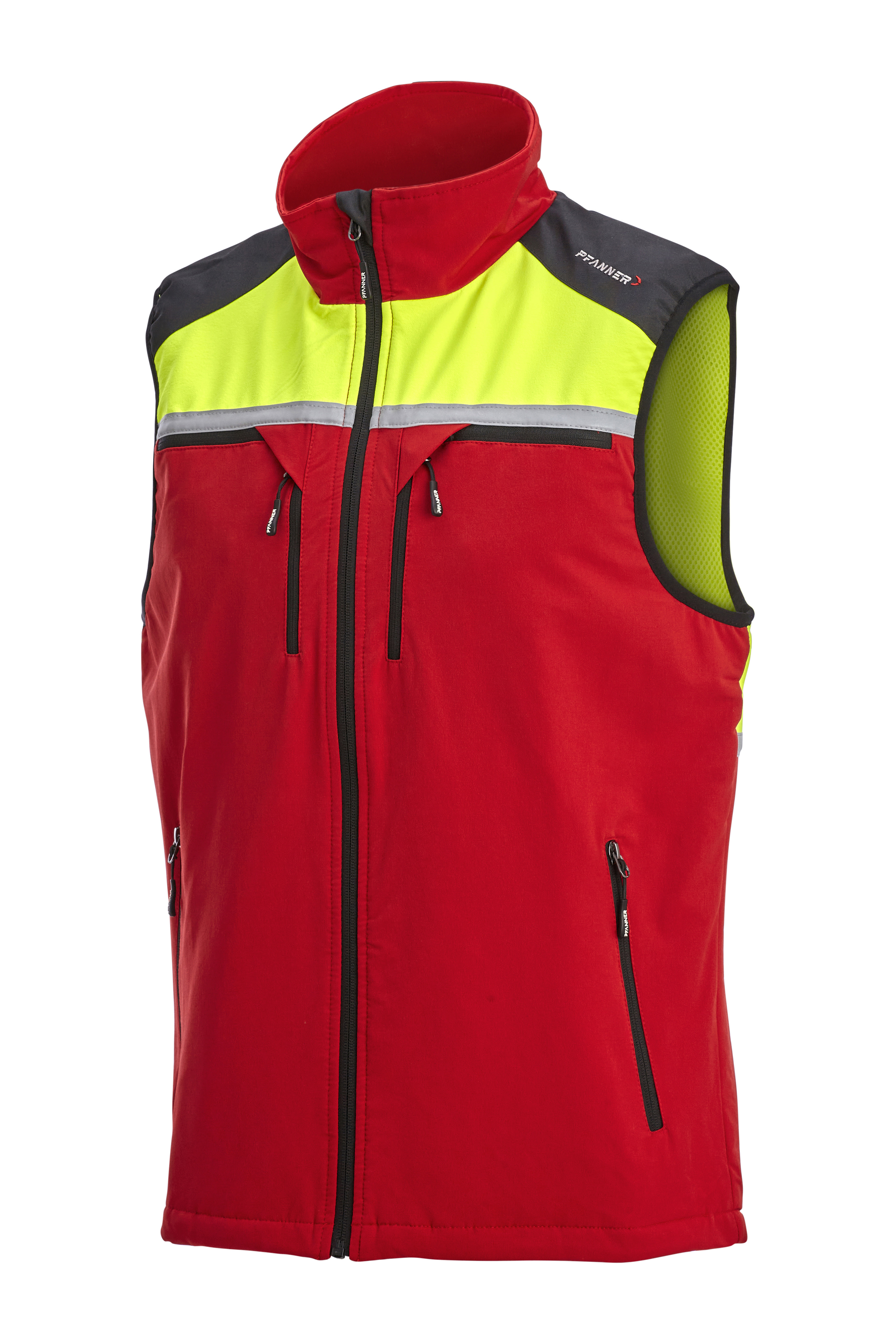 PFANNER KlimaAIR Funktionsweste Rot/Neongelb - bei KOX online bestellen | XX76161
