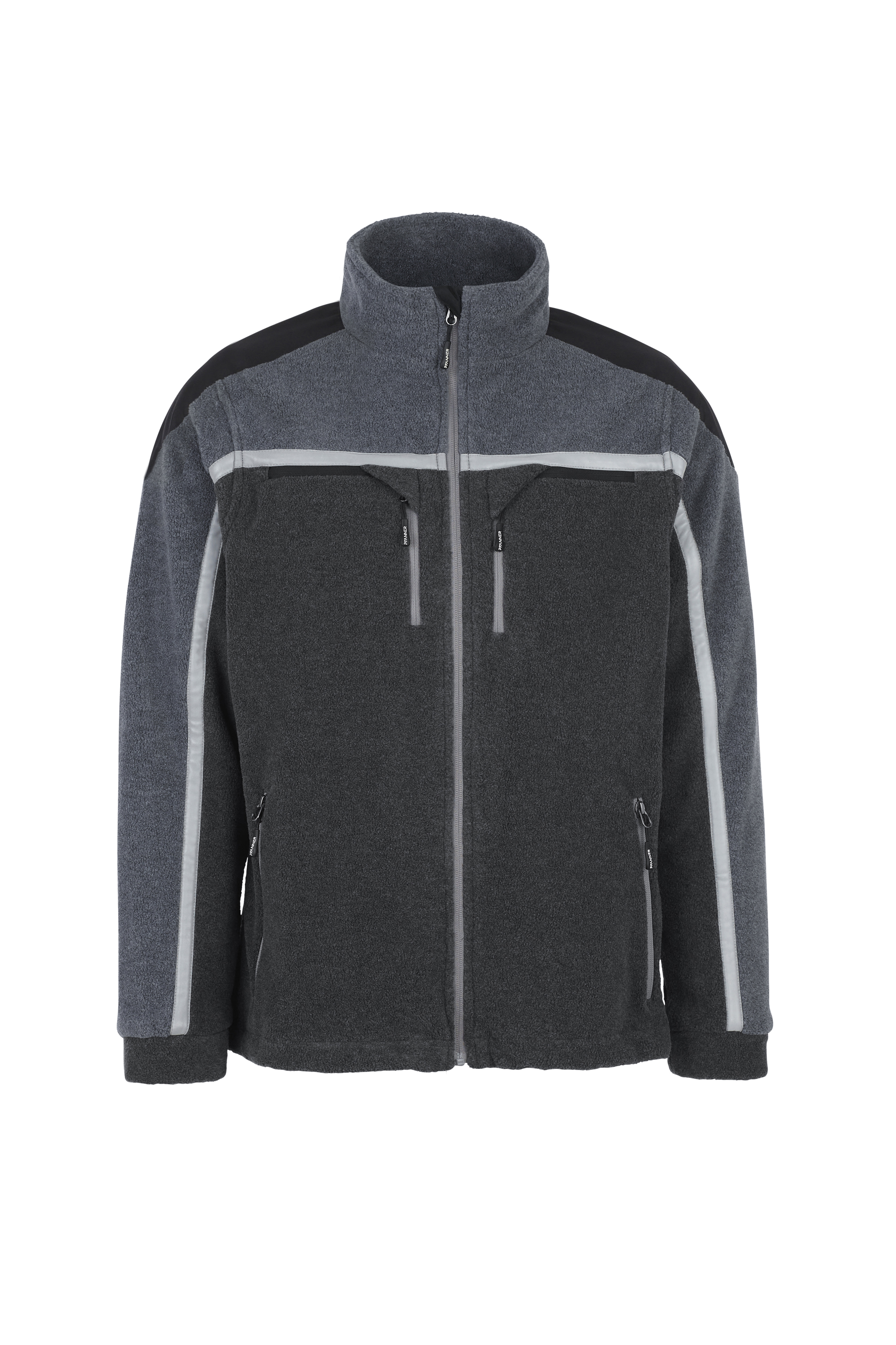 PFANNER Fleecejacke Jobby Colour Schwarz/Grau - bei KOX online bestellen | XX76165