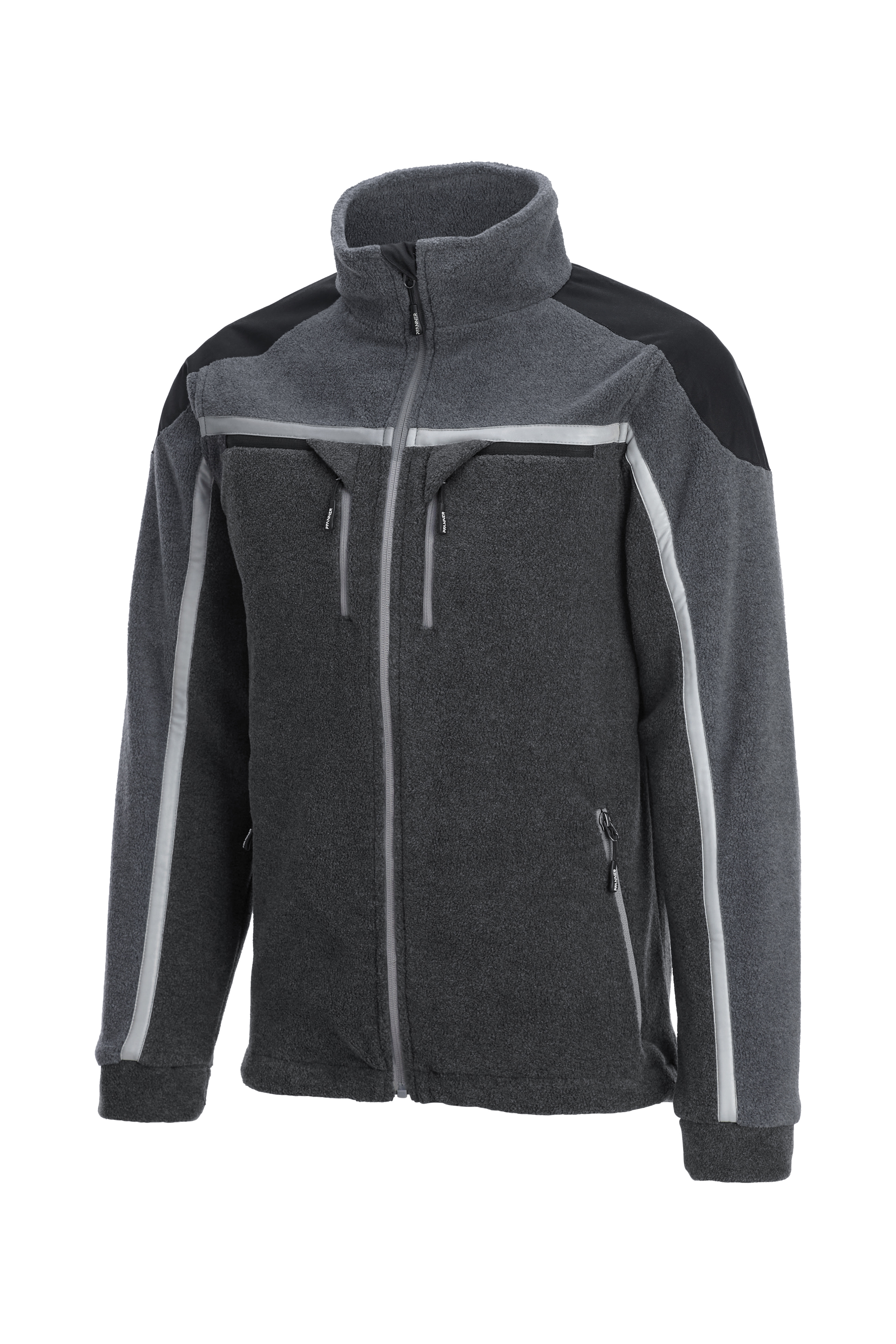 PFANNER Fleecejacke Jobby Colour Schwarz/Grau - bei KOX online bestellen | XX76165
