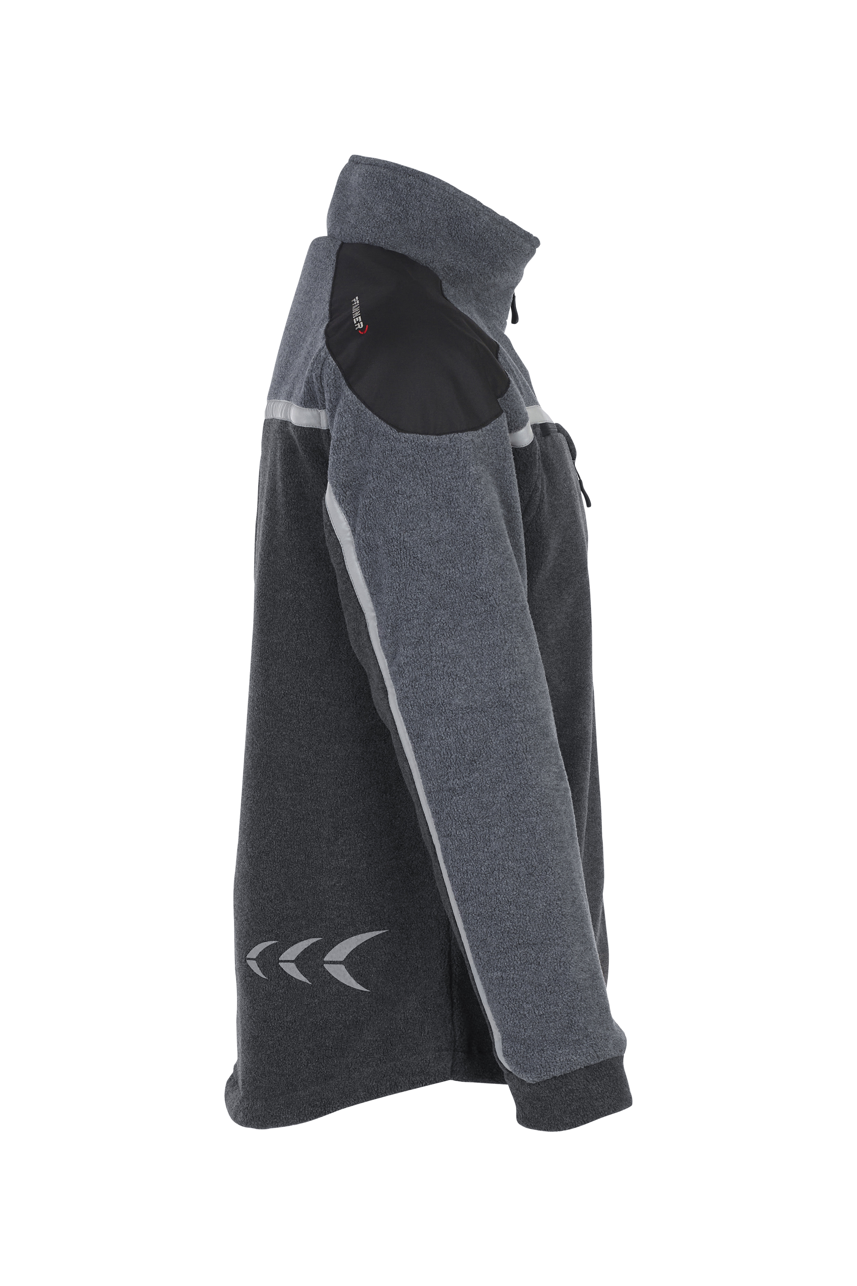 PFANNER Fleecejacke Jobby Colour Schwarz/Grau - bei KOX online bestellen | XX76165