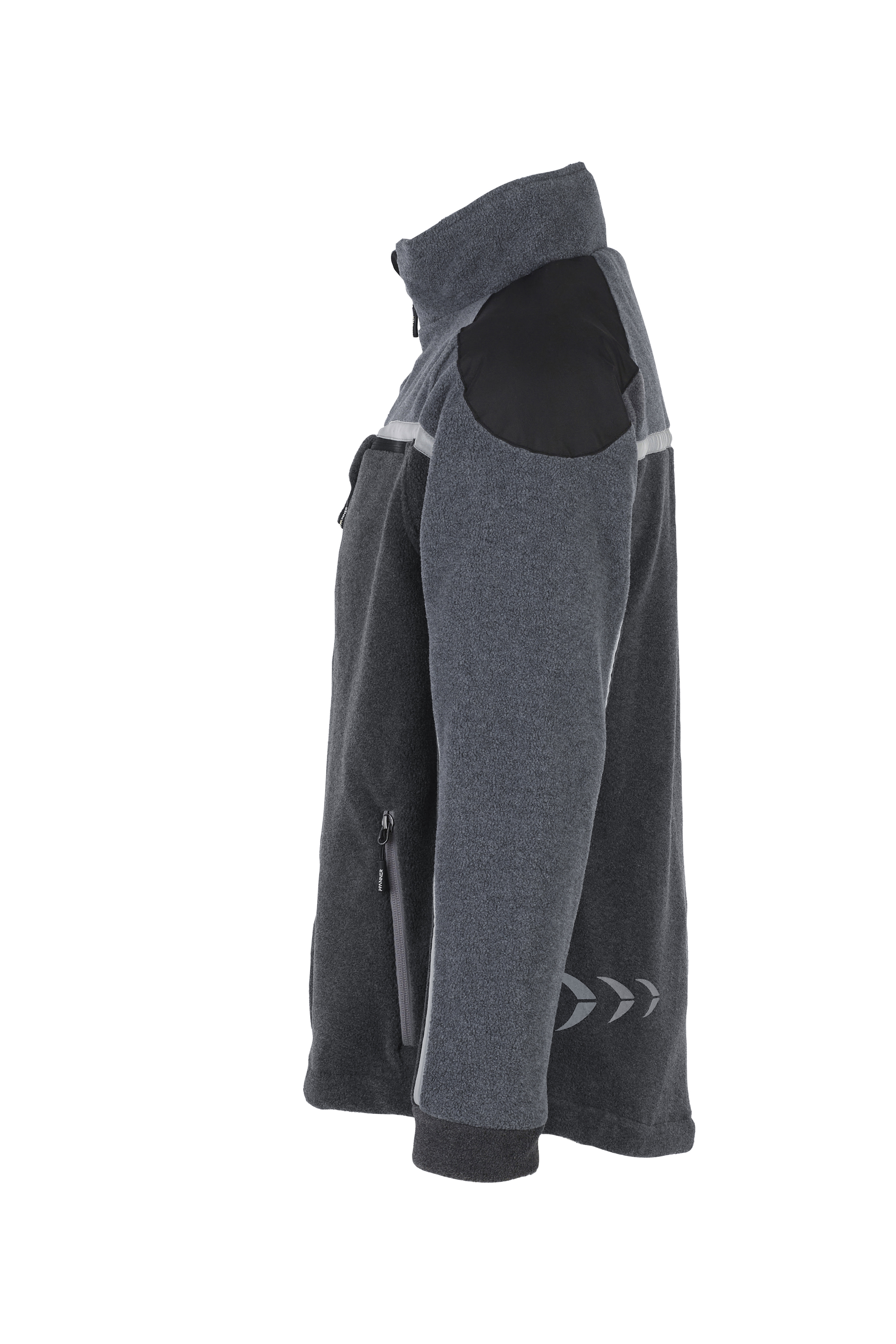 PFANNER Fleecejacke Jobby Colour Schwarz/Grau - bei KOX online bestellen | XX76165