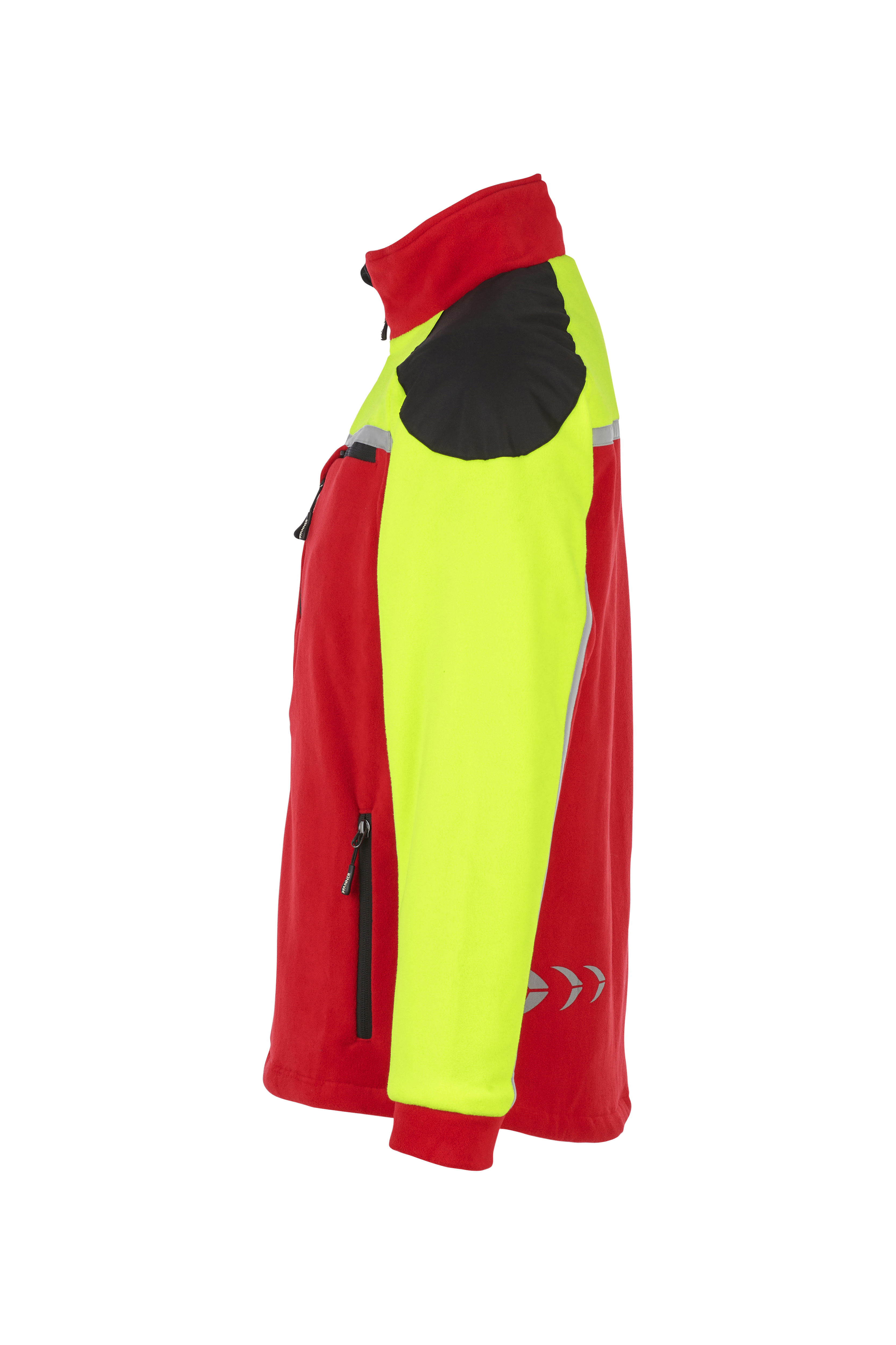 PFANNER Fleecejacke Jobby Colour Rot/Neongelb - bei KOX online bestellen | XX76166
