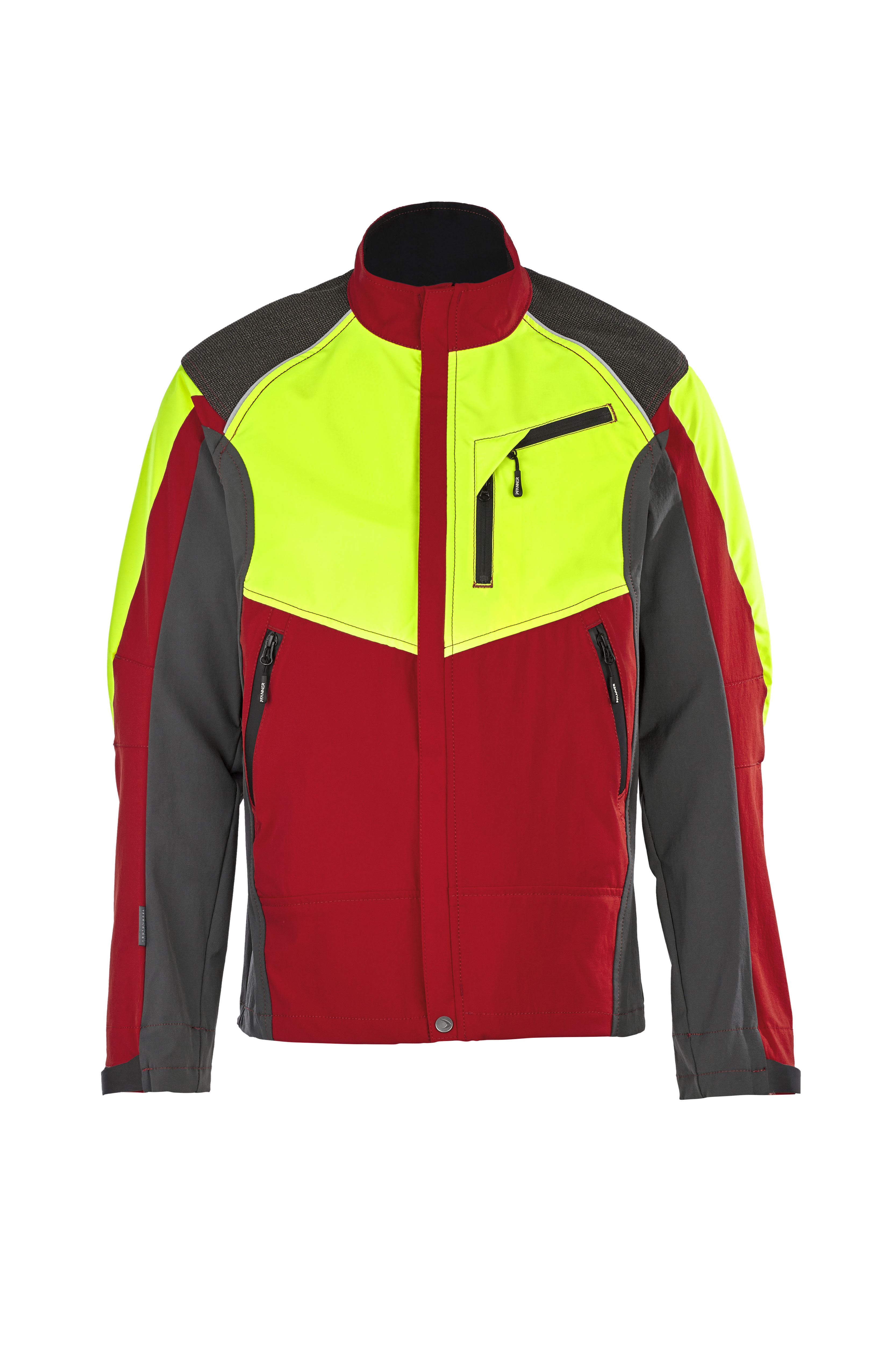 PFANNER Ventilation Forstjacke Rot/Neongelb - bei KOX online bestellen | XX76167