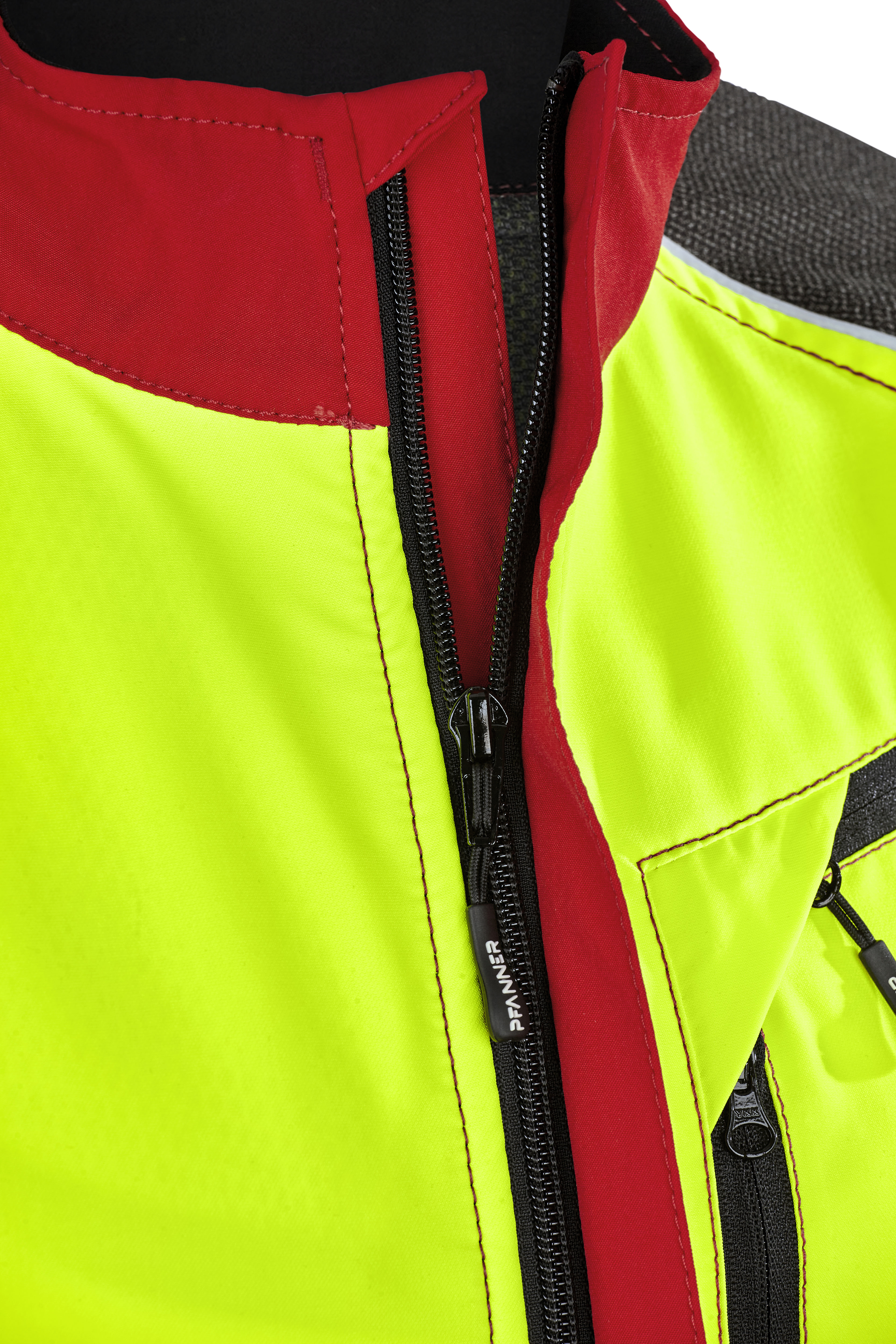 PFANNER Ventilation Forstjacke Rot/Neongelb - bei KOX online bestellen | XX76167