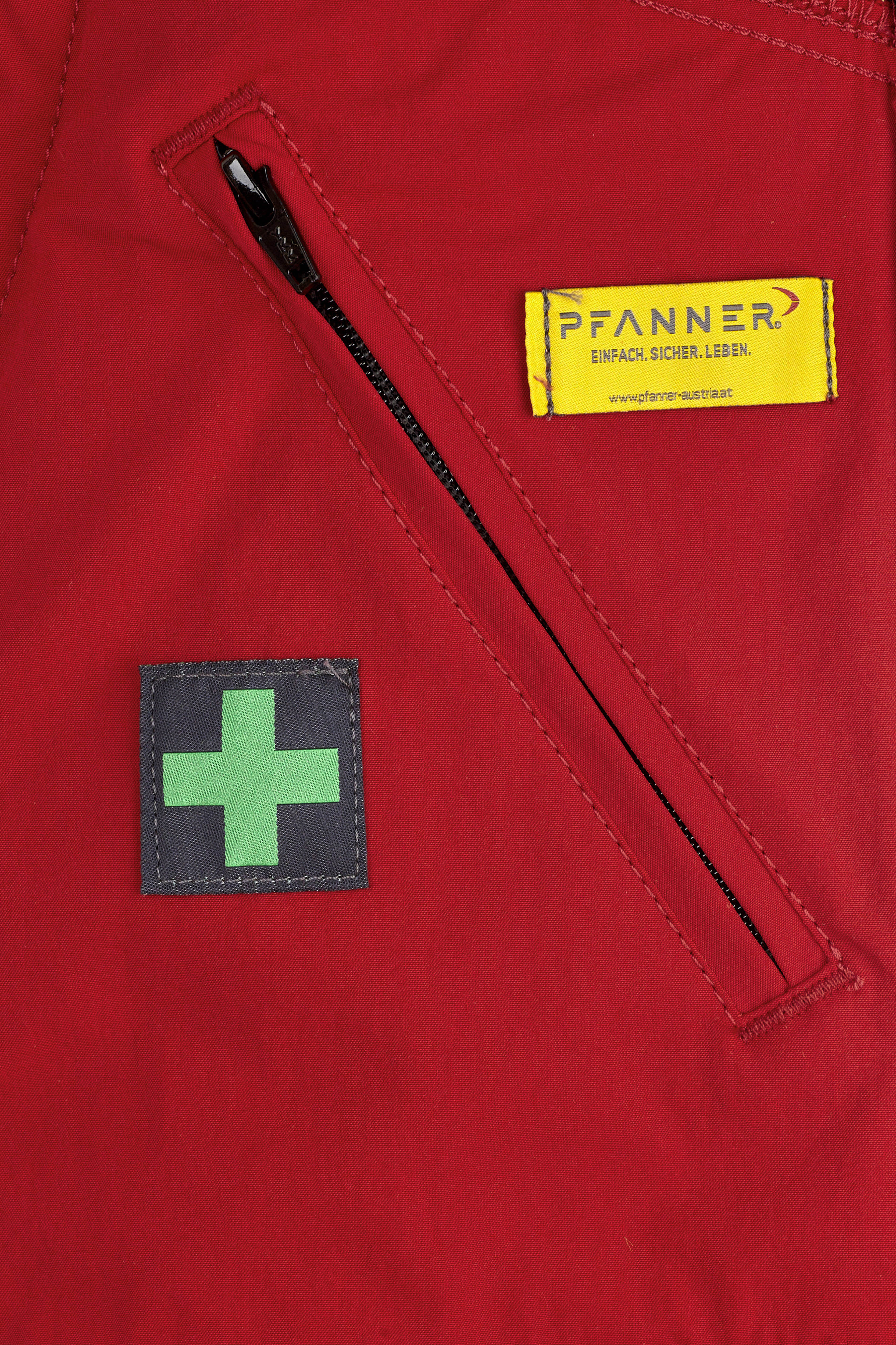 PFANNER Ventilation Forstjacke Rot/Neongelb - bei KOX online bestellen | XX76167