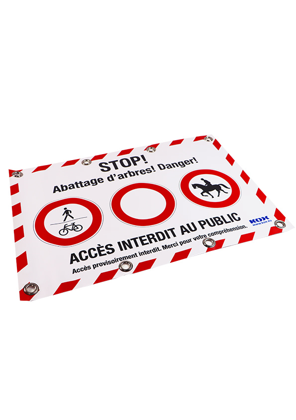 Bche de barrage KOX pour l’abattage des arbres - commander en ligne chez KOX | XX9737-FR