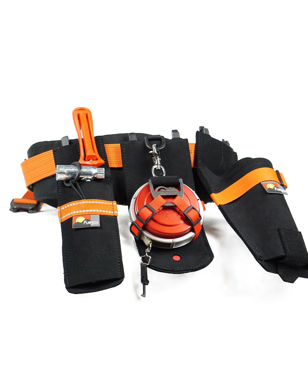 Fuegos Profi Forstg�rtel Schwarz/Orange - bei KOX online bestellen | XX97501-00