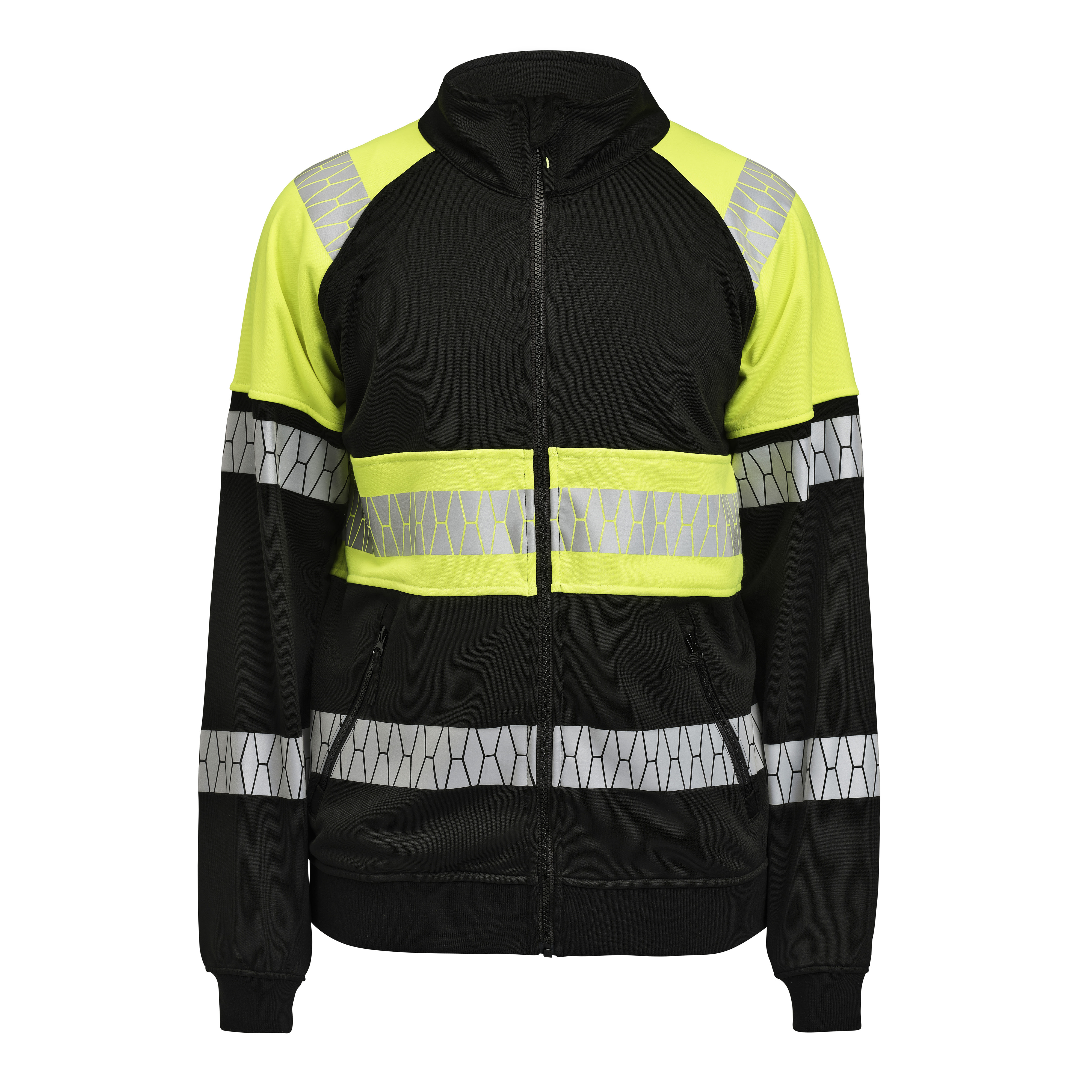 Jobman HiVis-sweatvest 5225 zwart/geel - bij KOX online bestellen | XXJB5225G