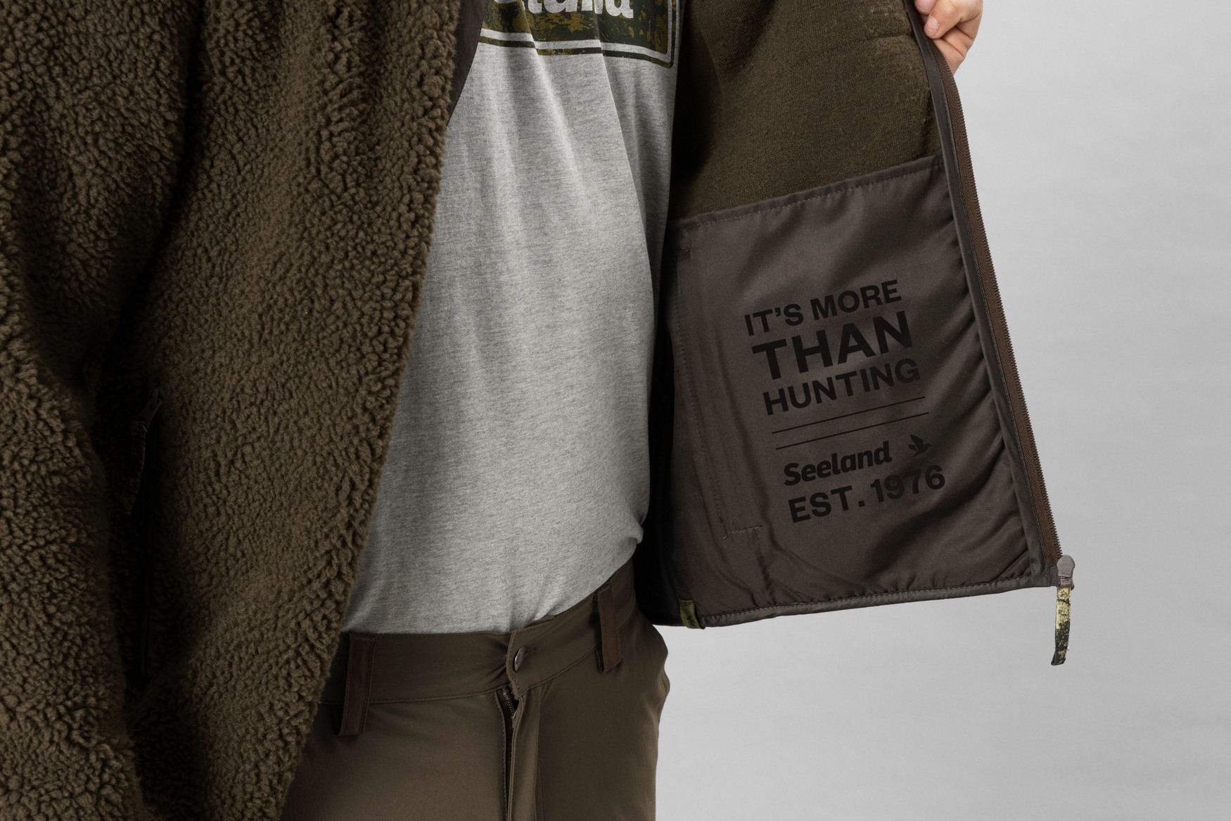 Seeland Fleecejacke Zephyr Grizzly Brown - bei KOX online bestellen | XXSL2641022