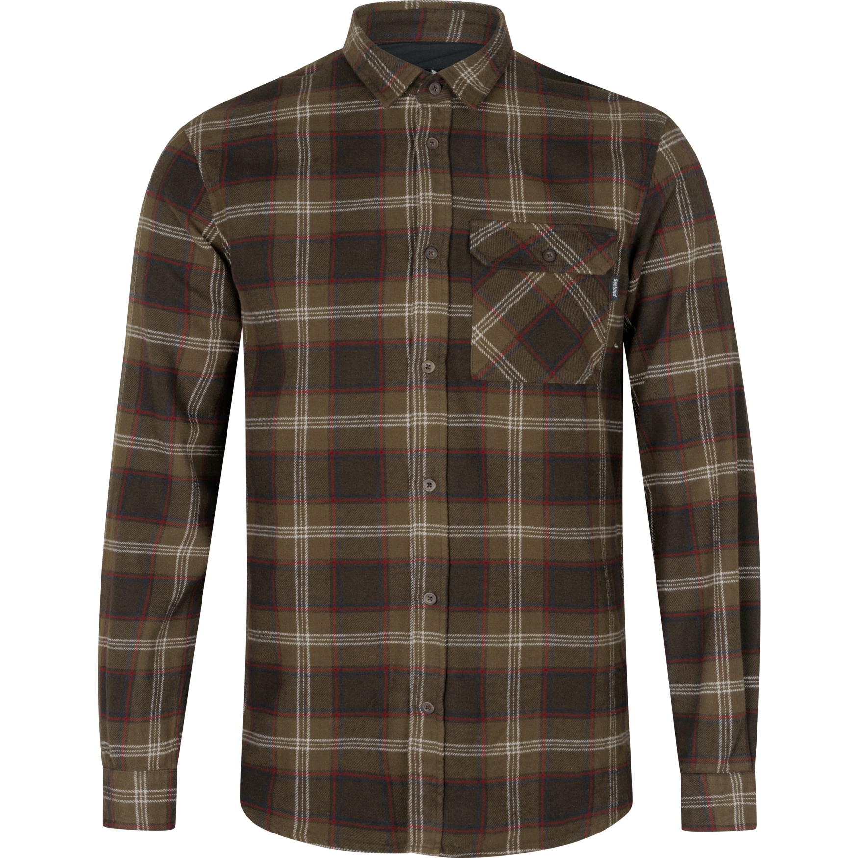 Seeland Flanellhemd Glen Pine Green Check - bei KOX online bestellen | XXSL3028003