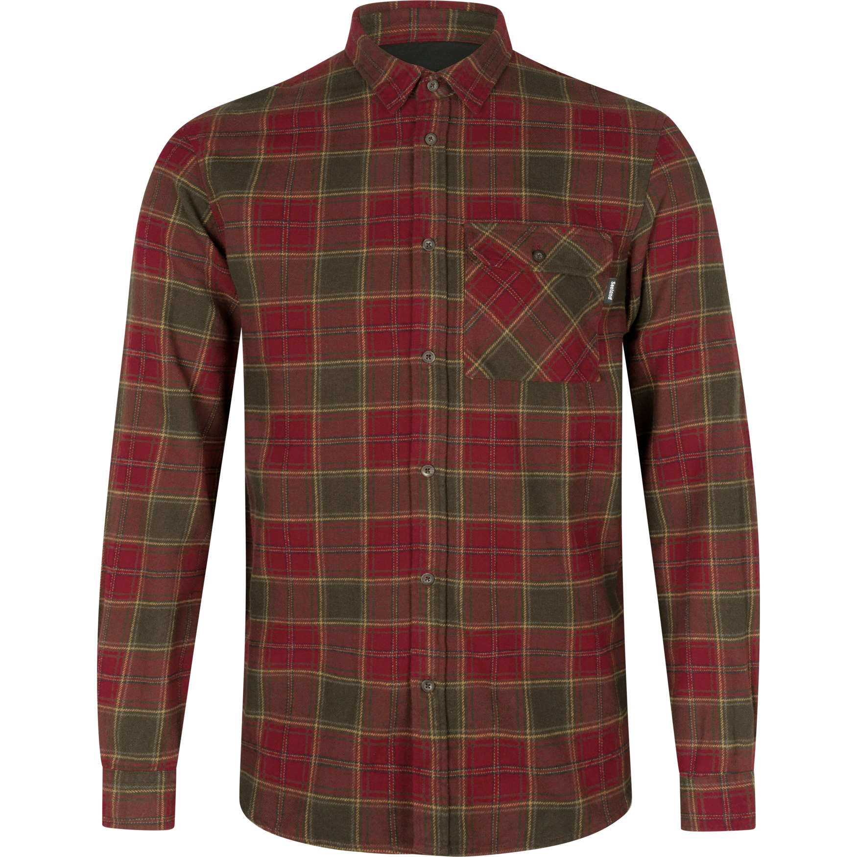 Seeland Flanellhemd Glen Red Forest Check - bei KOX online bestellen | XXSL3028004