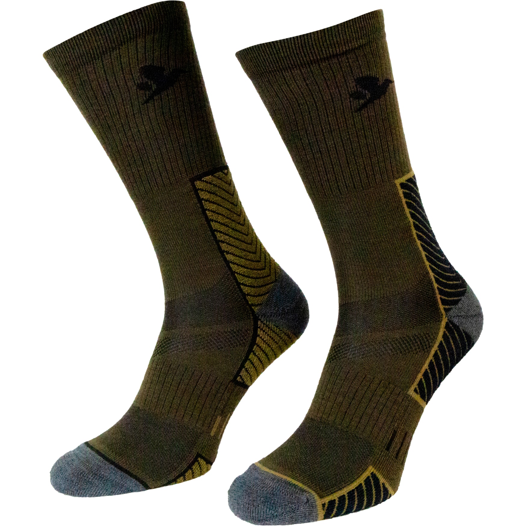 Seeland Jagdsocken Field Merino 2er-Pack Pine Green/Military Olive - bei KOX online bestellen | XXSL4331040-43