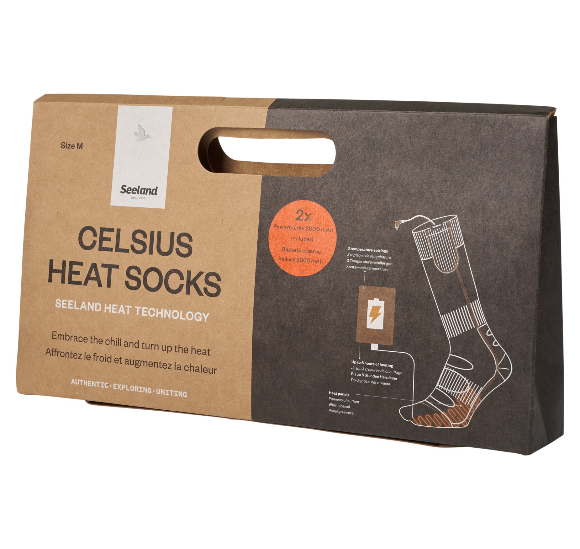 Seeland beheizbare Jagdsocken Celsius Heat Pine Green Melange Gr��e 43 - bei KOX online bestellen | XXSL6490015-43