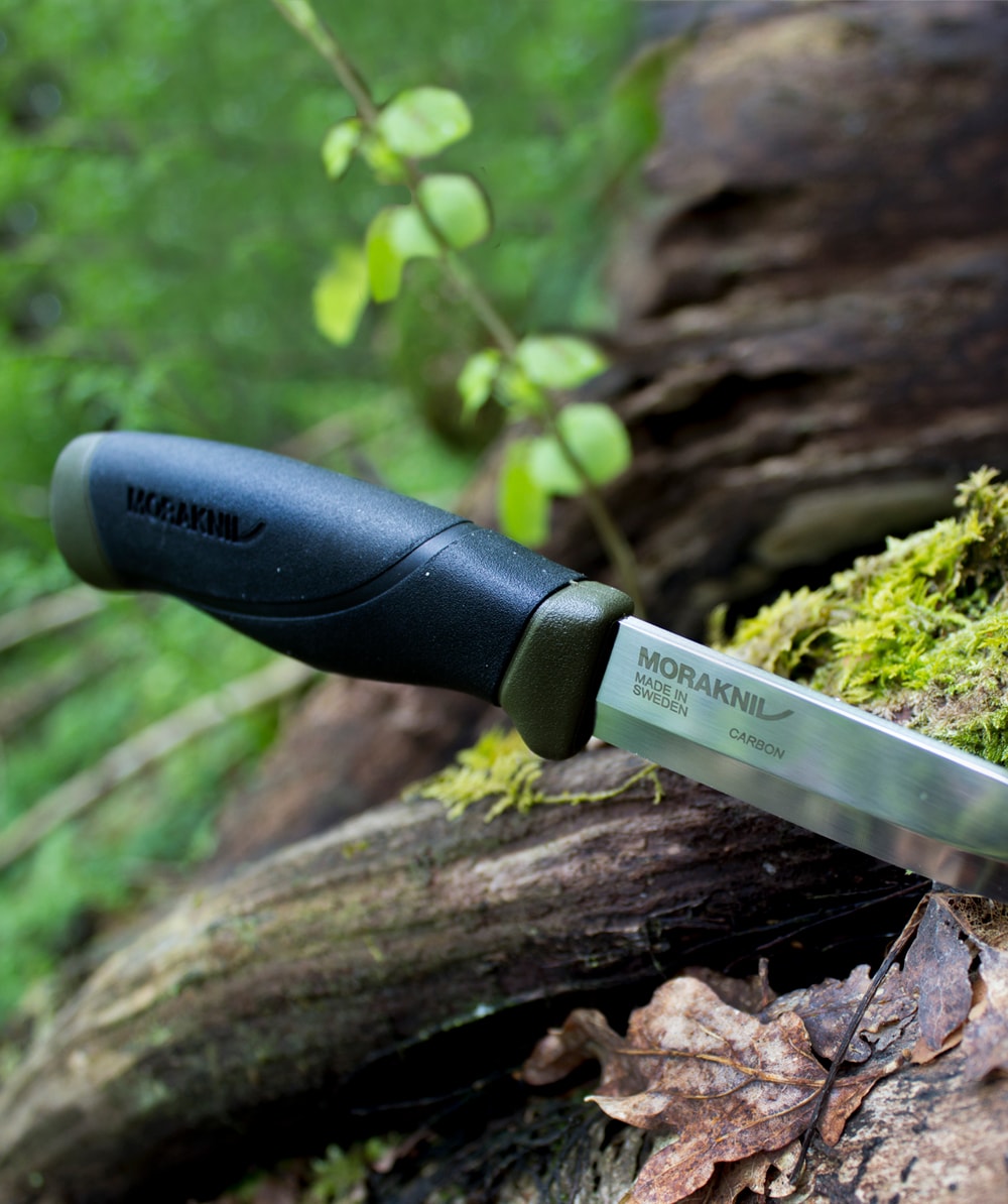 MORAKNIV  Jagdmesser / Outdoormesser Companion  / 10 cm / Schwarz-Olivgr�n - bei KOX online bestellen | XXMO11863