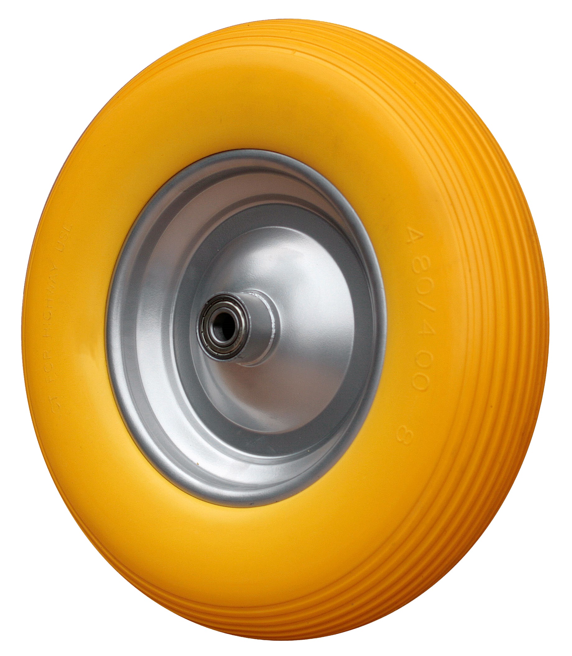 Vollgesch�umtes Rad Gelb 400/100 - bei KOX online bestellen | XX91273