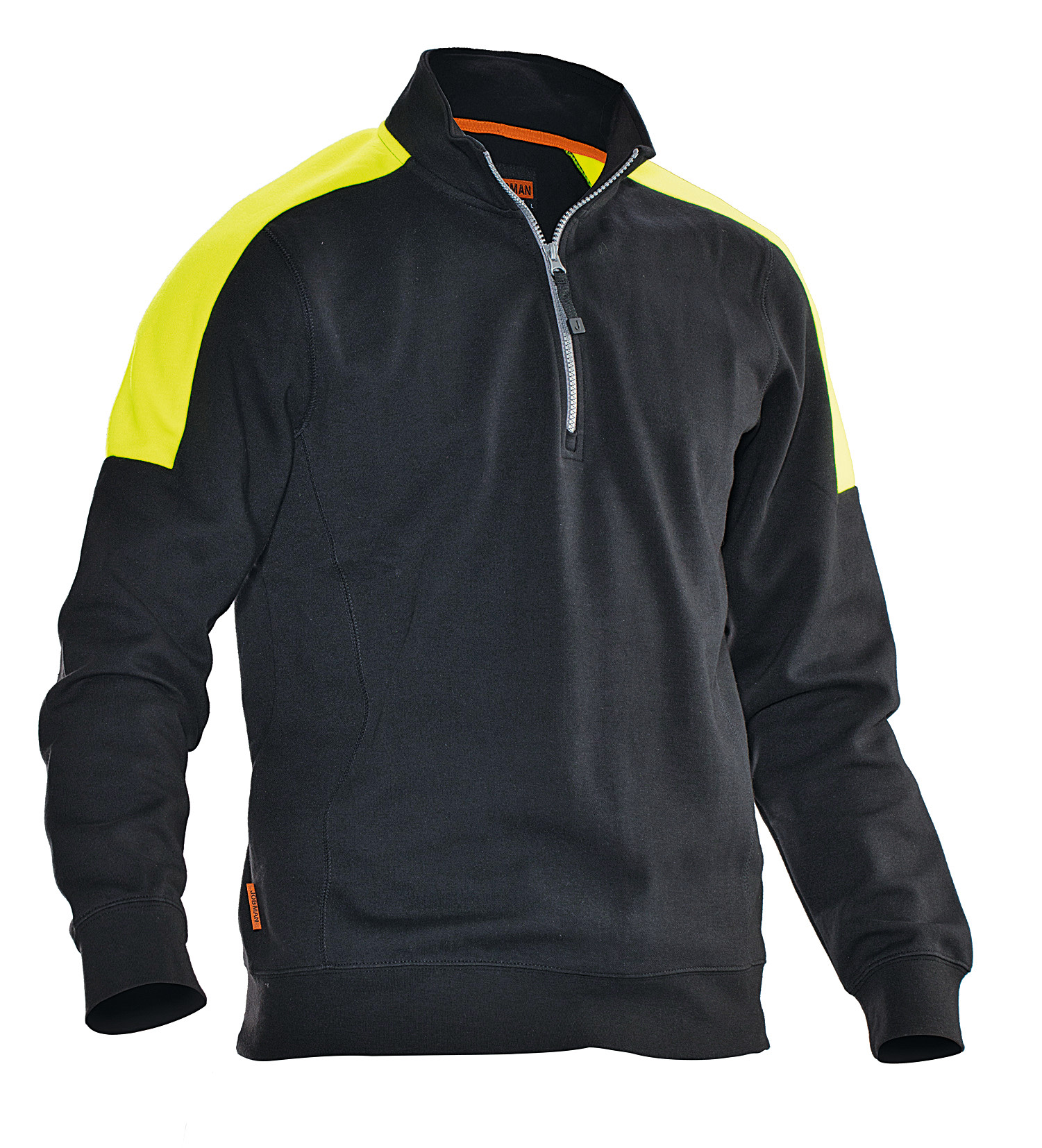 Pull Jobman 5401 noir/jaune - commander en ligne chez KOX | XXJB5401SG