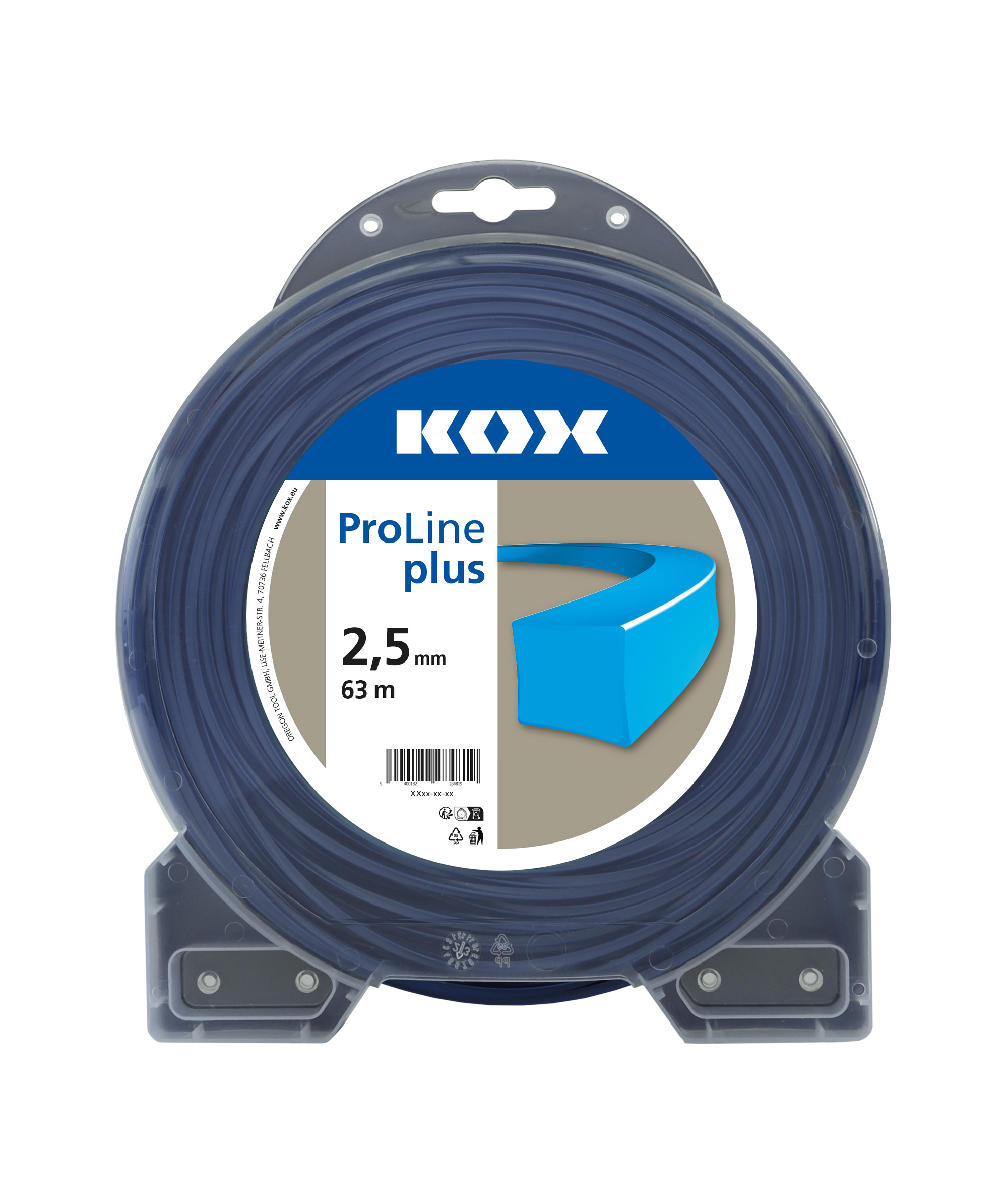 Ligne d�broussaillage KOX ProLine Plus carr�e - commander en ligne chez KOX | XXF218
