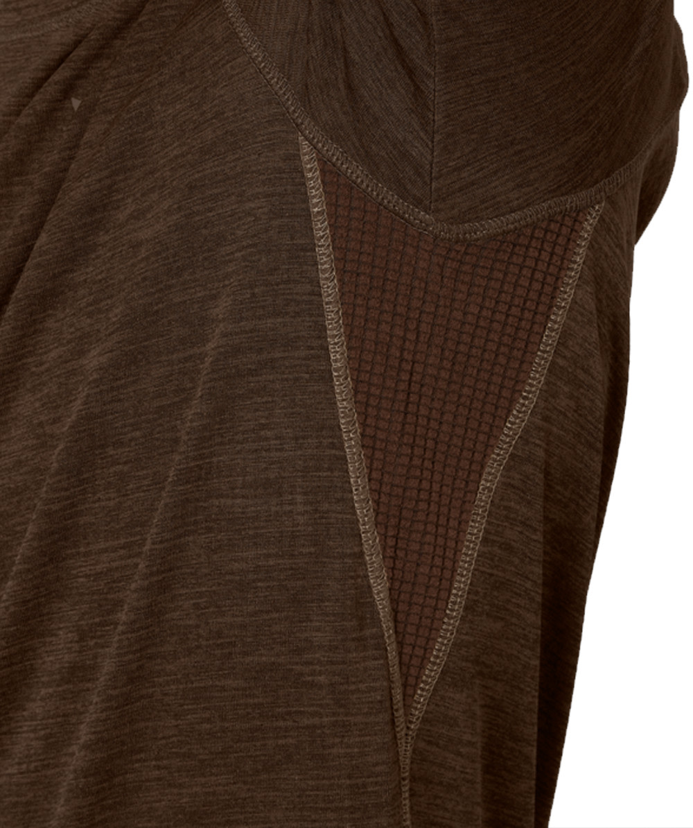 T-shirt fonctionnel Seeland  manches courtes Active marron - commander en ligne chez KOX | XXSL1610105